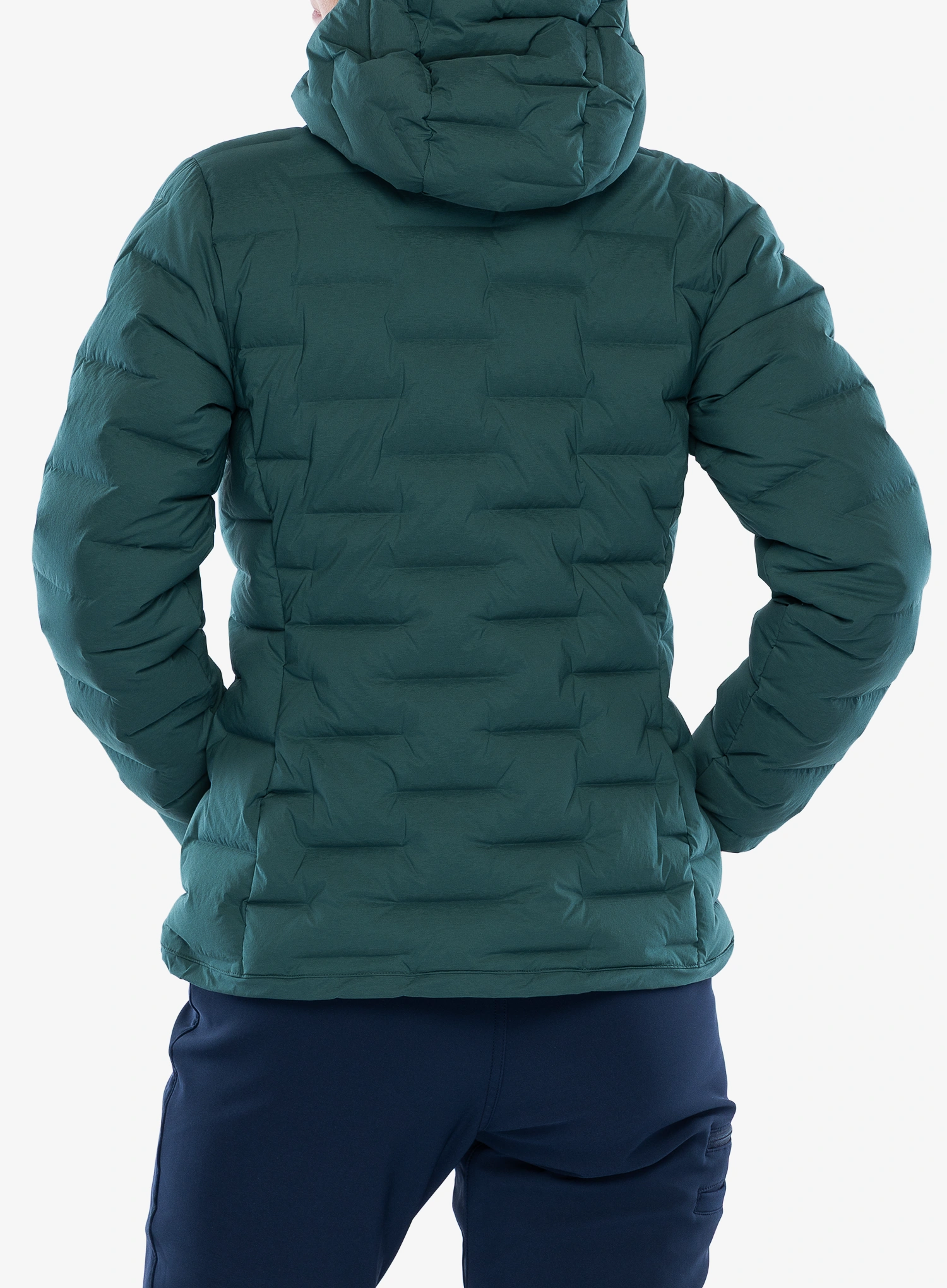 Pūkinė striukė moterims Małachowski ICON Tourist Hoody - rainforest/rainforest