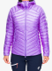 Pūkinė striukė moterims Mammut Broad Peak IN Hooded Jacket - lavandin/black