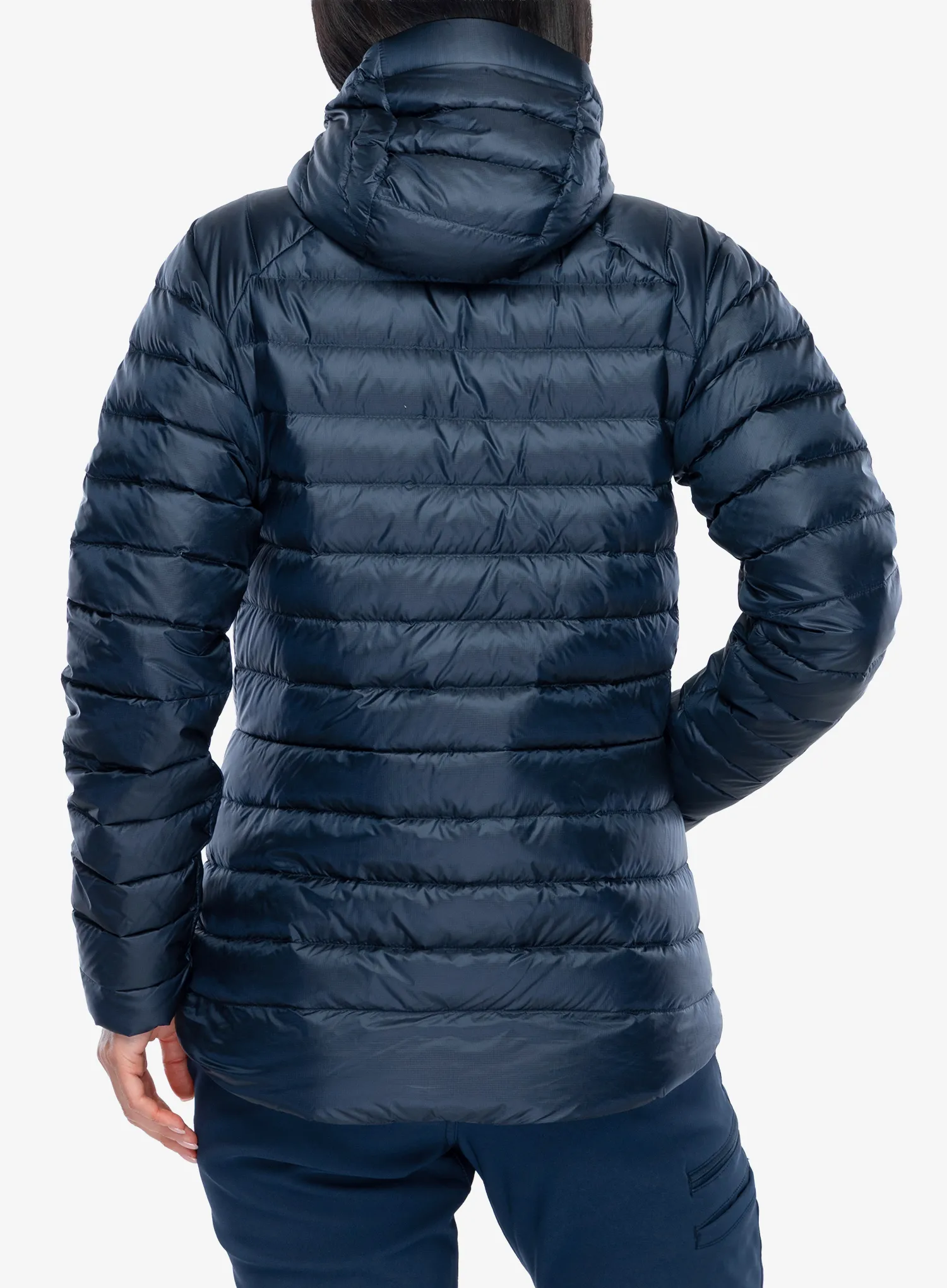 Pūkinė striukė moterims Montane Anti Freeze Hoodie - eclipse blue/blue