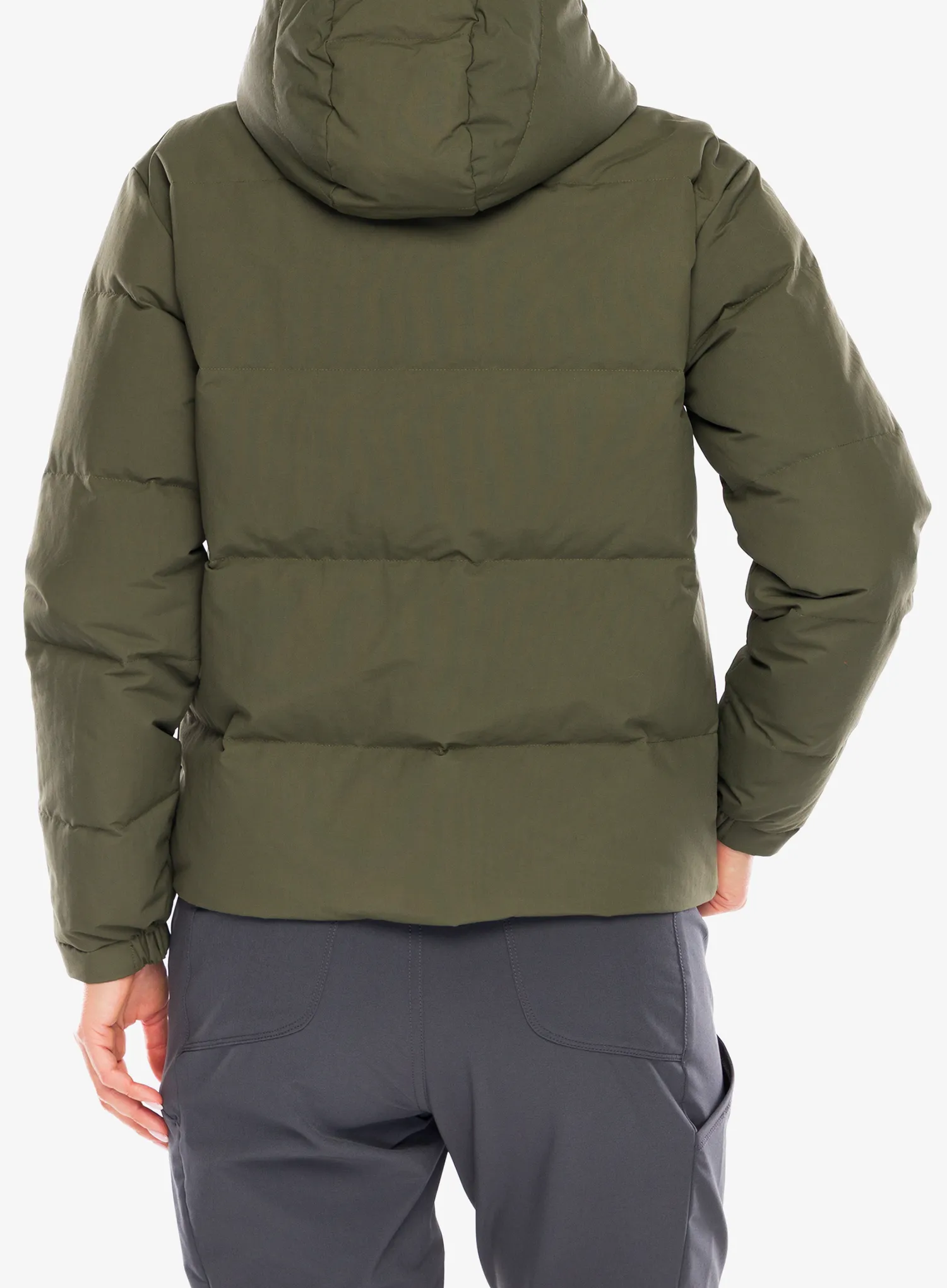 Pūkinė striukė moterims Patagonia Downdrift Jacket - basin green