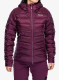 Pūkinė striukė moterims Rab Electron Pro Hoody - mulberry