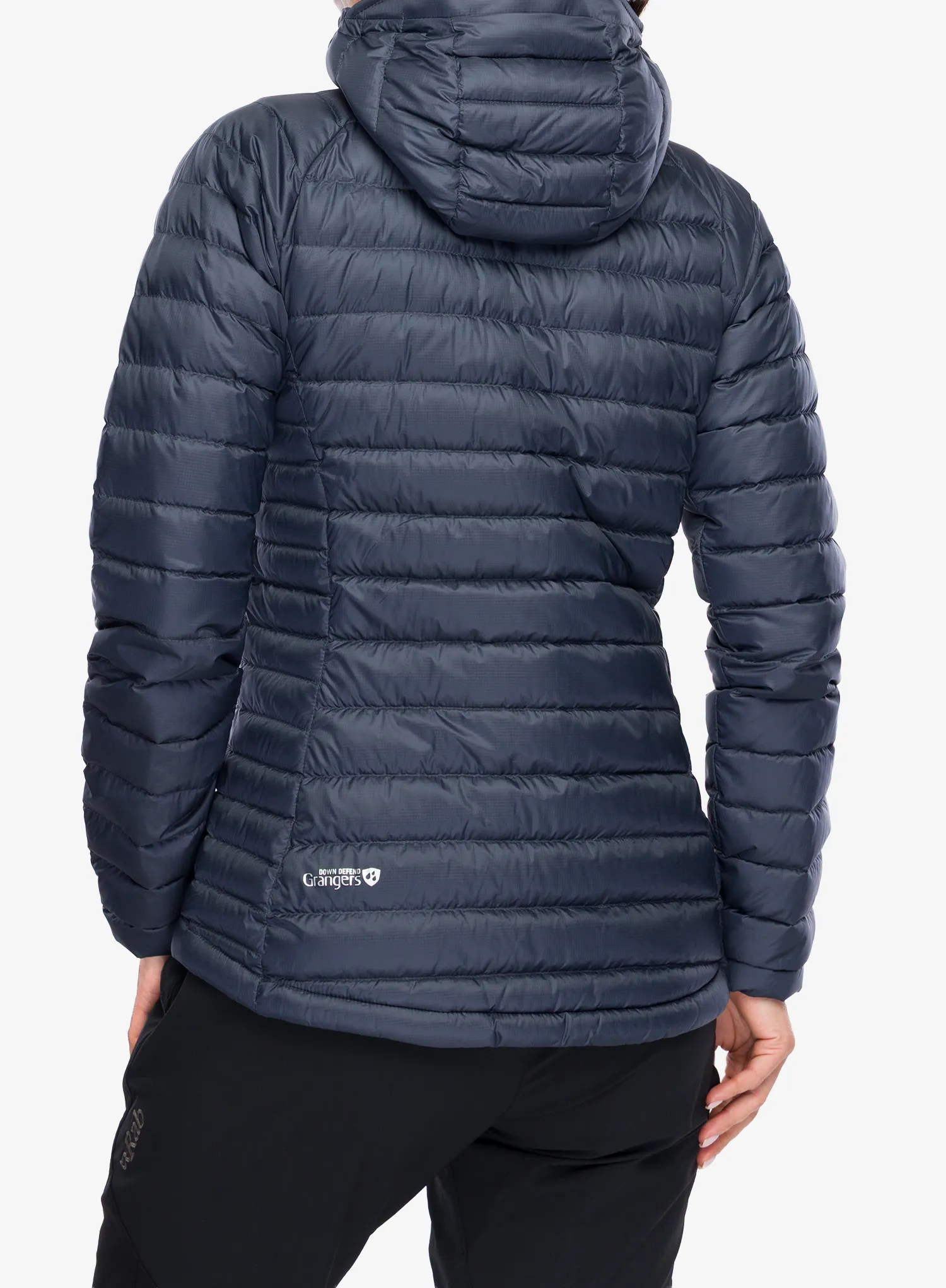 Pūkinė striukė moterims Rab Microlight Alpine Jacket - steel
