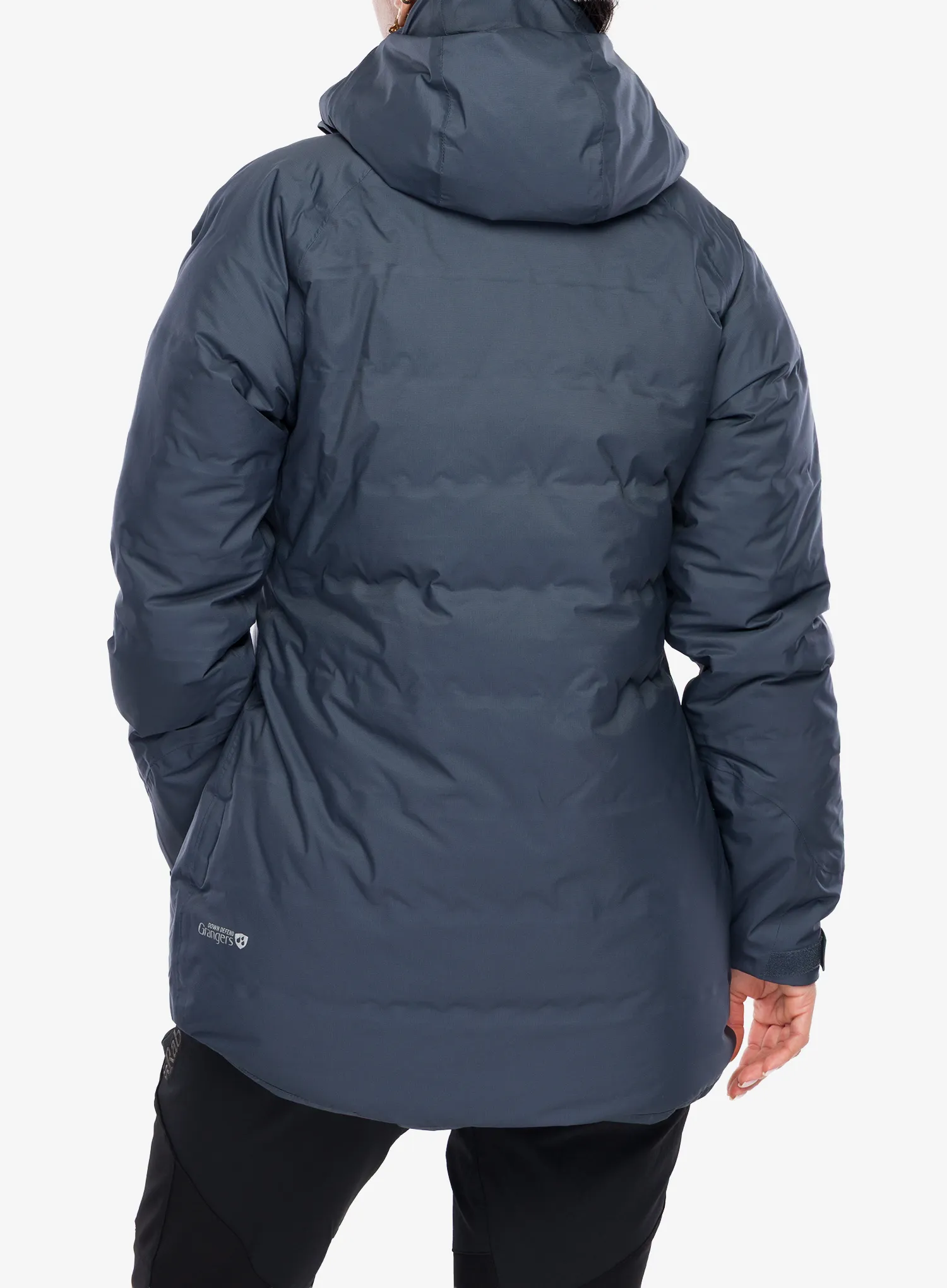 Pūkinė striukė moterims Rab Valiance Jacket - steel
