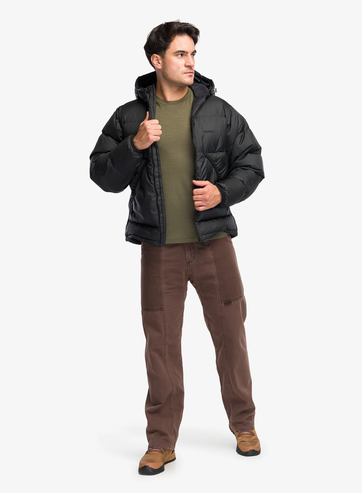 Pūkinė striukė Gramicci Coldfront Down Jacket - black
