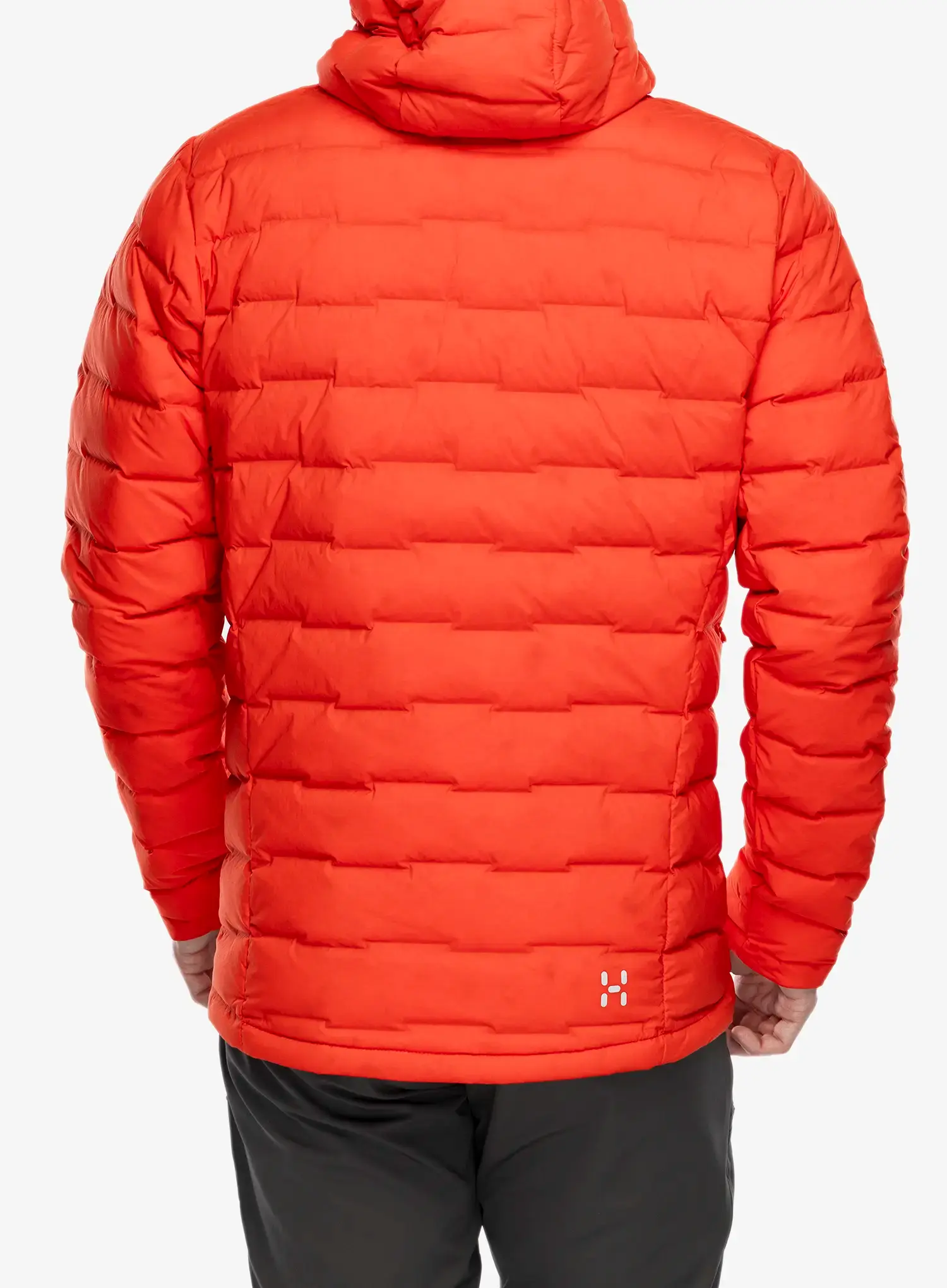 Pūkinė striukė Haglofs Spitz Down Hood - habanero