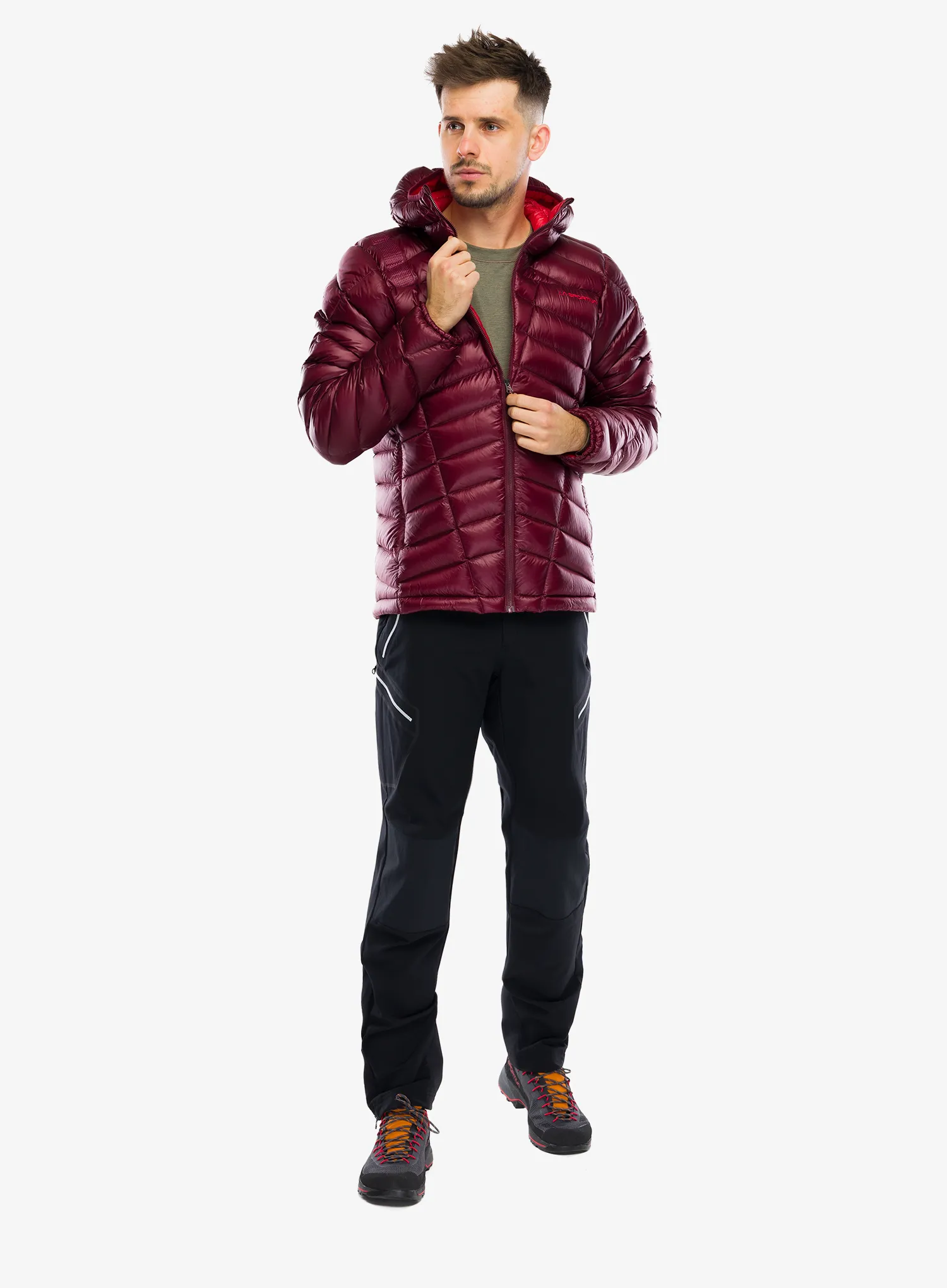 Pūkinė striukė La Sportiva Lumina 200 Down Jacket - redwood