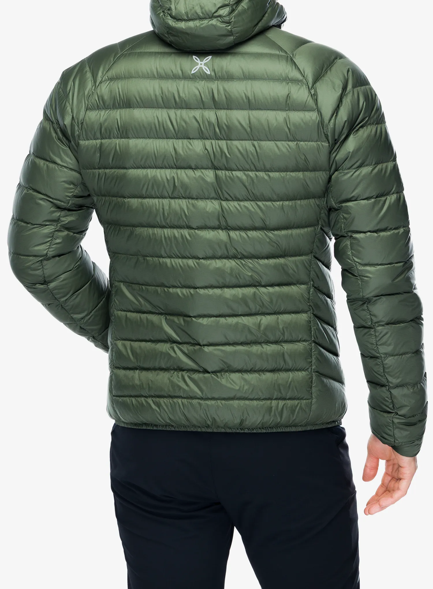 Pūkinė striukė Montura Breeze Hooded Duvet Jacket - sage green/sunny lime