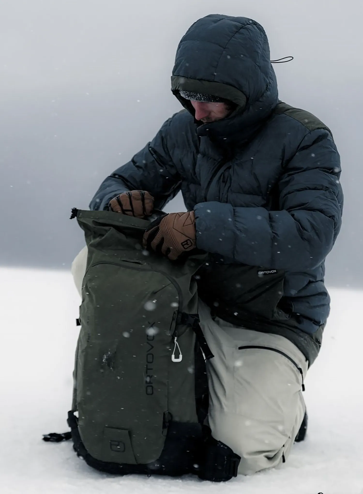 Pūkinė striukė Ortovox Downwool 270 Jacket - blue note