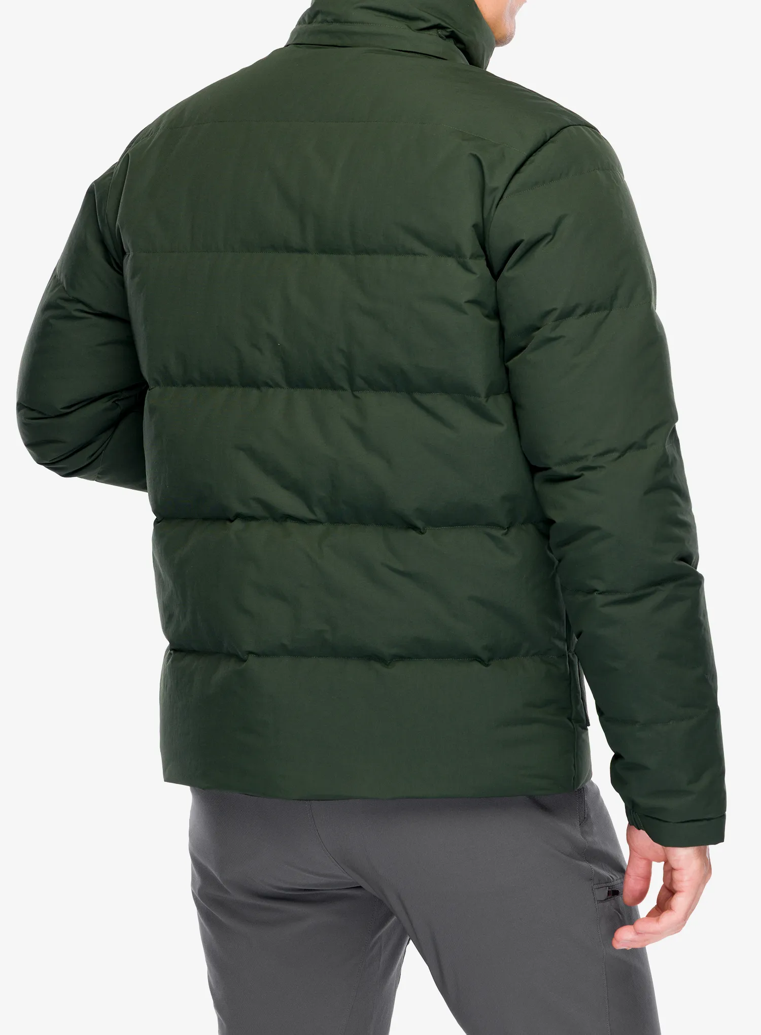 Pūkinė striukė Patagonia Downdrift Jacket - old growth green