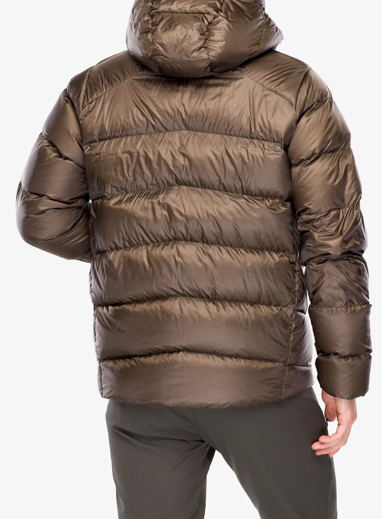 Pūkinė striukė Patagonia Fitz Roy Down Hoody - marlow brown