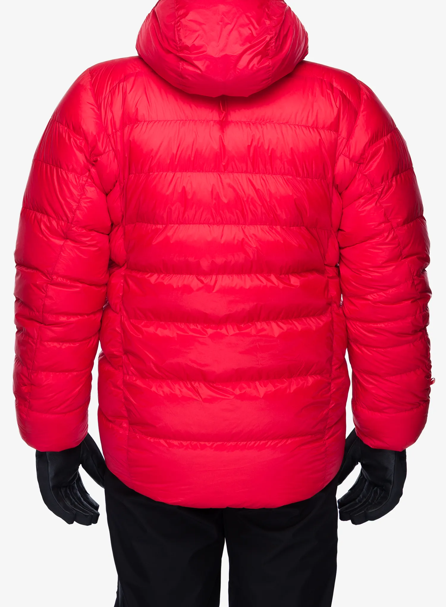 Pūkinė striukė Patagonia Grade VII Down Parka - sizzle red