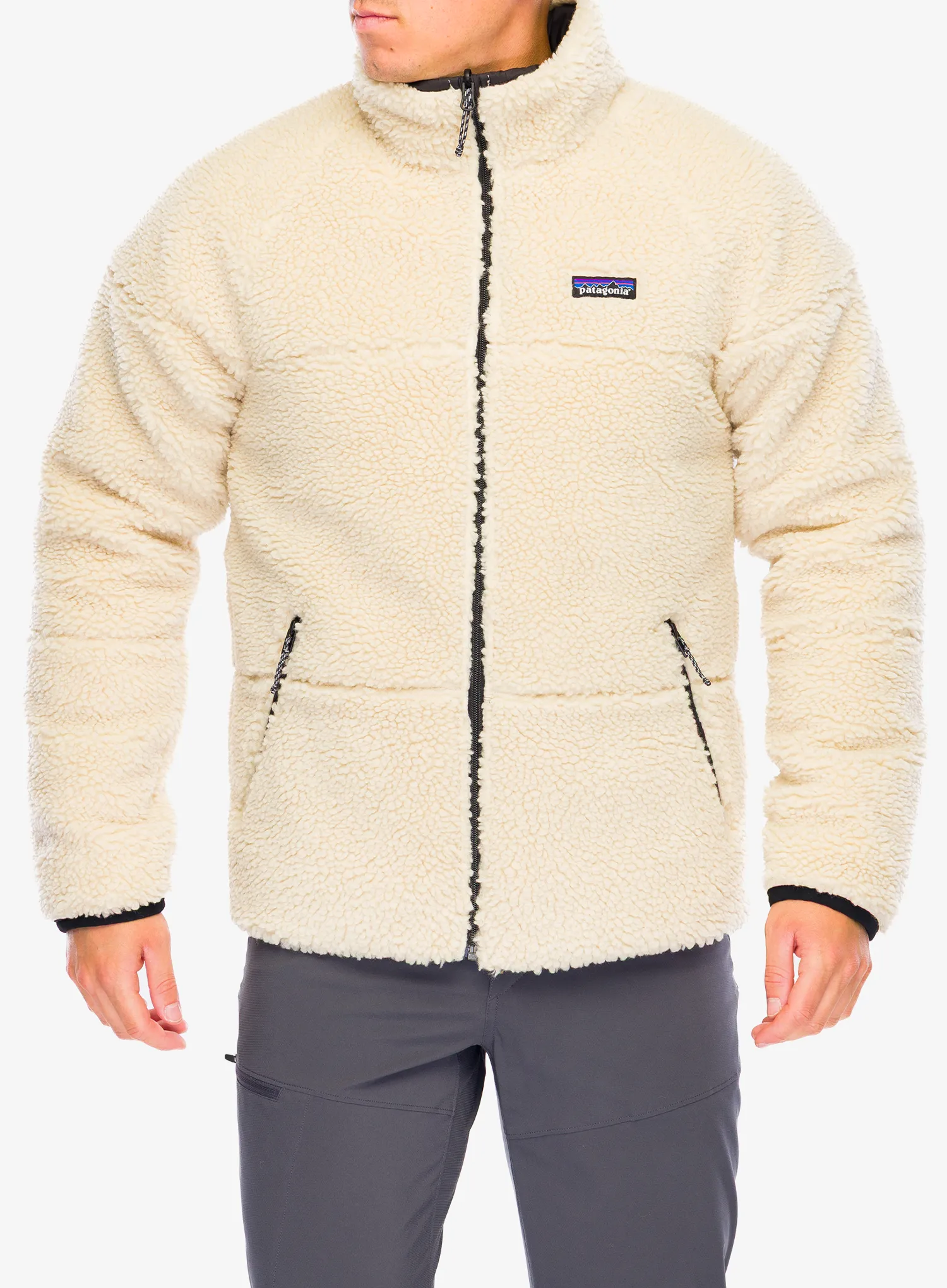 Pūkinė striukė Patagonia Reversible Silent Down Jacket - black
