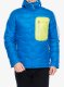 Pūkinė striukė Peak Performance Helium Utility Down Hood Jacket - bril blue/cloud/sunny adventur