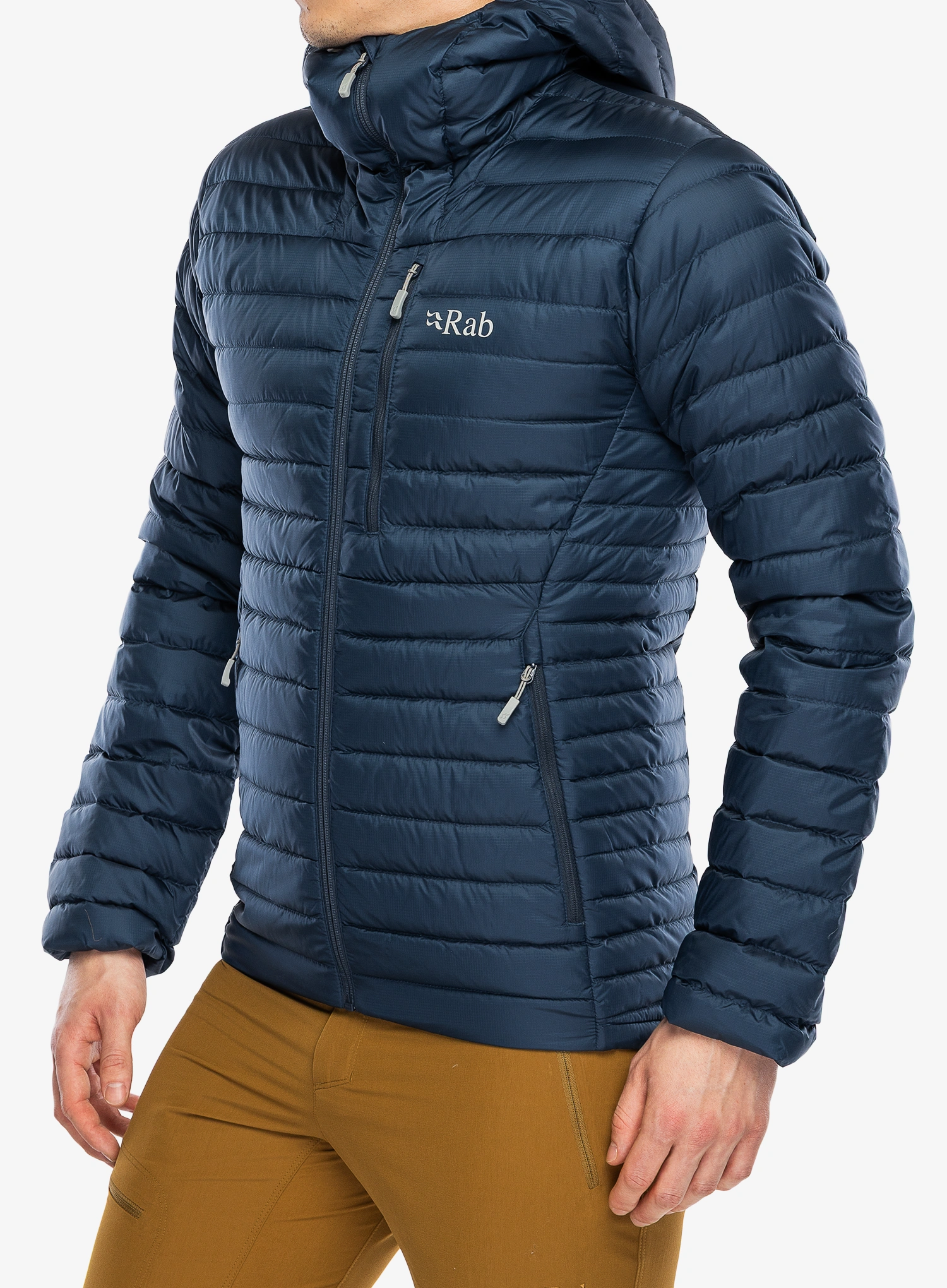 Pūkinė striukė Rab Microlight Alpine Jacket - tempest blue