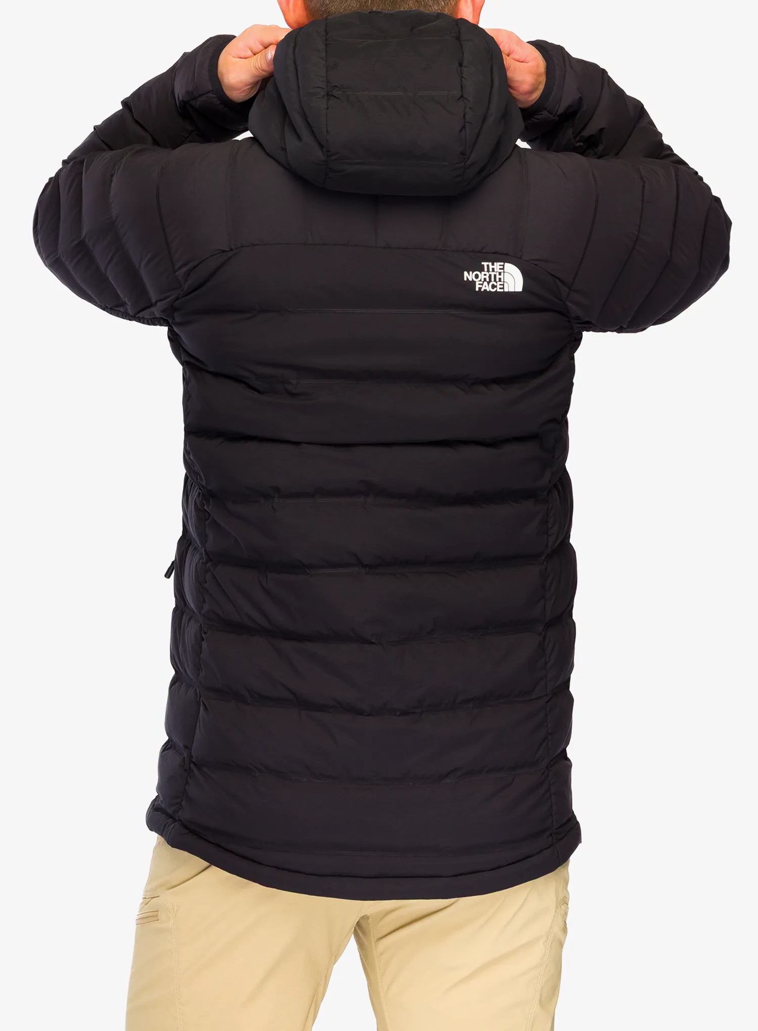 Pūkinė striukė The North Face Abseil Stretch Down Hoodie - tnf black