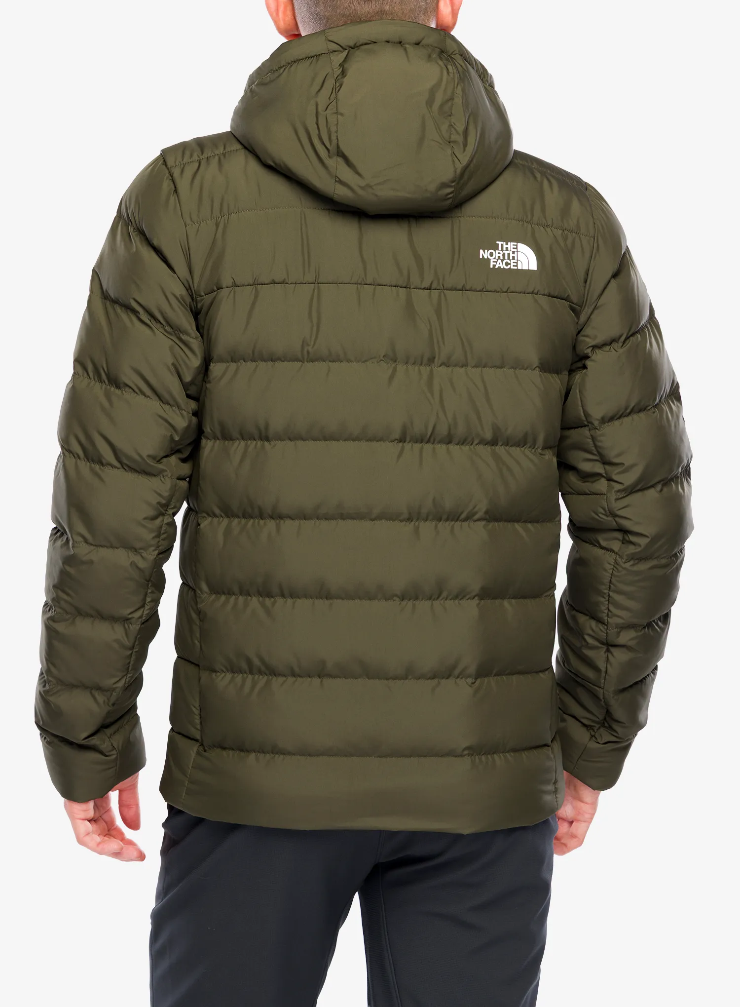 Pūkinė striukė The North Face Aconcagua 3 Hoodie - new taupe green