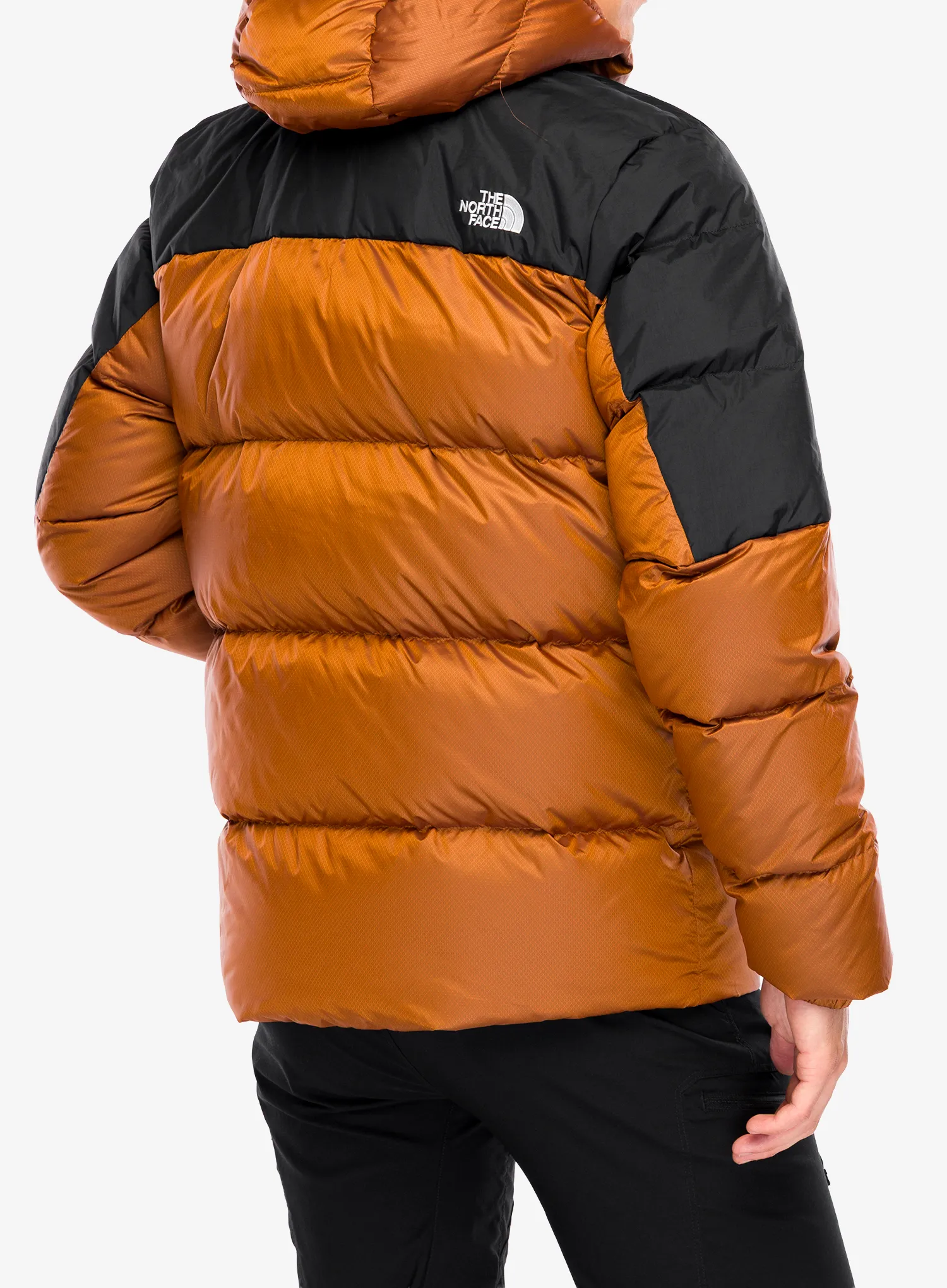 Pūkinė striukė The North Face Diablo Down 2.0 Hoodie - mushroom ember black heather