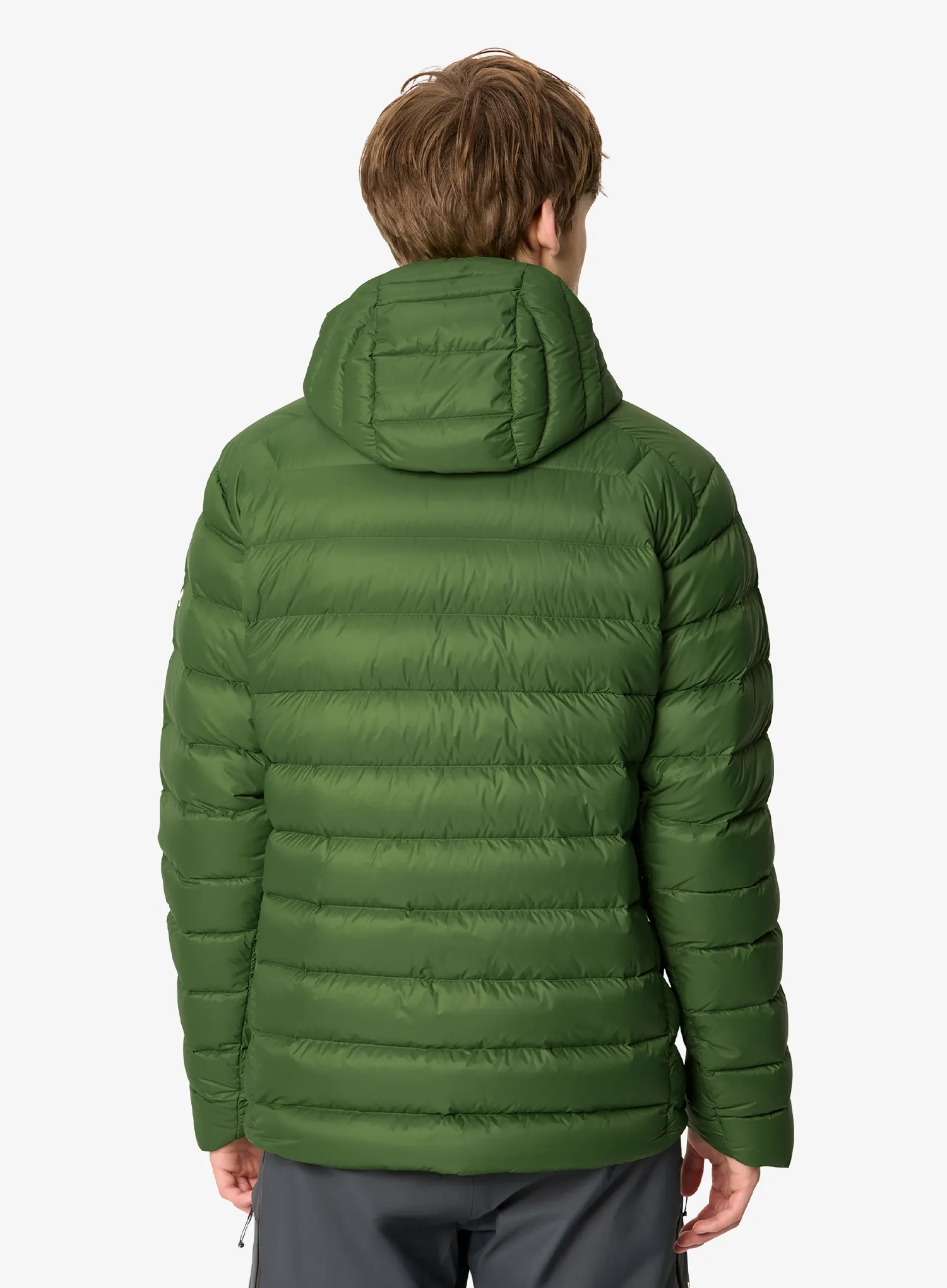 Pūkinė striukė Vaude Monviso Down Hooded Jacket - thyme