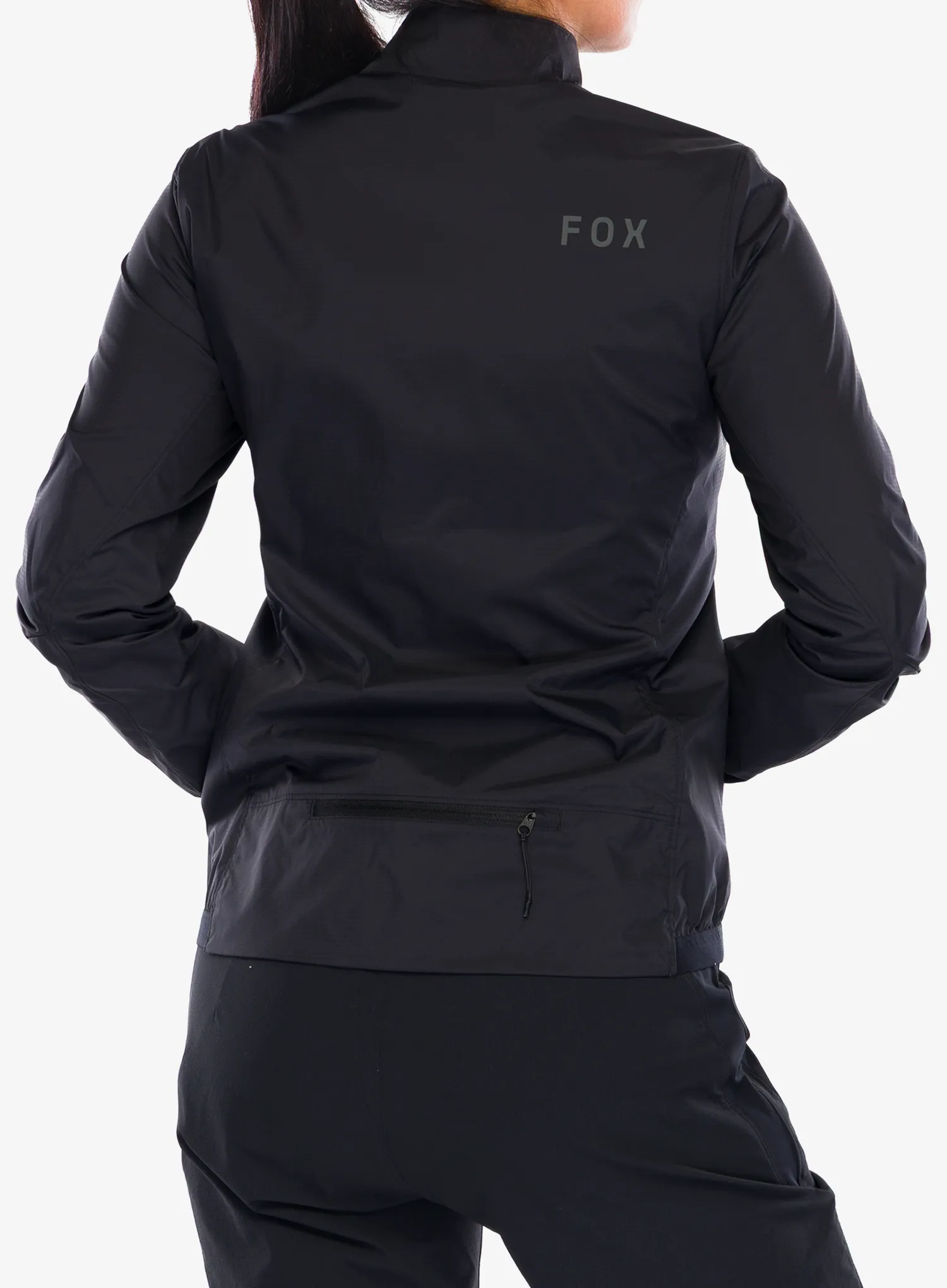 Moteriška dviratininko striukė Fox Ranger Wind Jacket - black/black