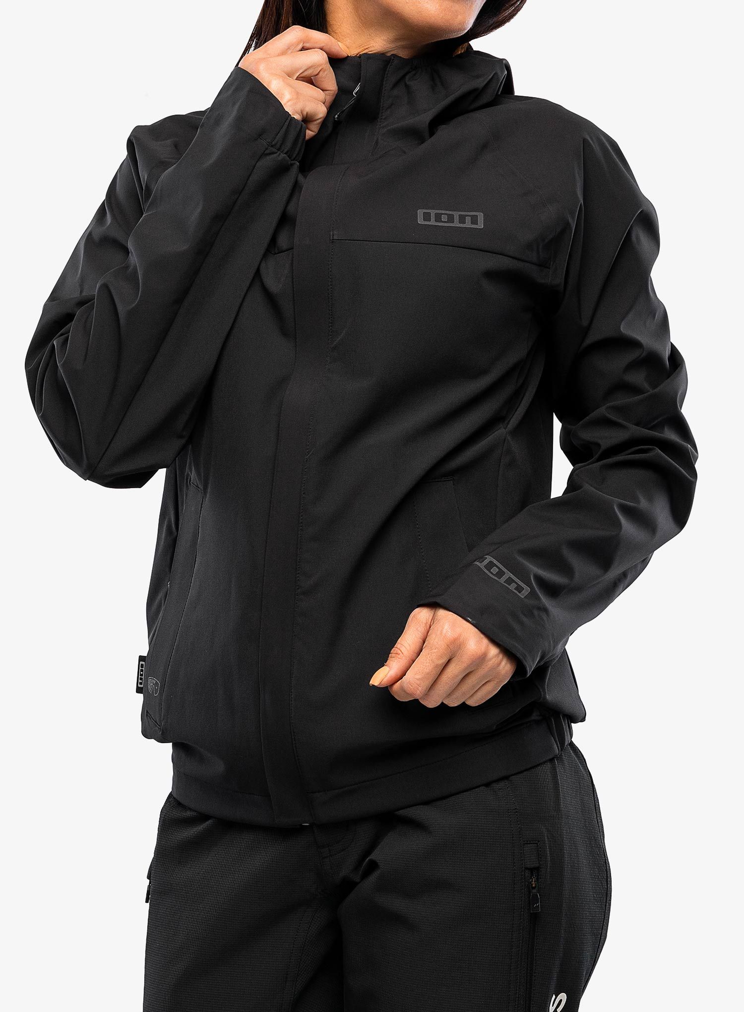 Dviratininko striukė ION Shelter 3L Hybrid - black