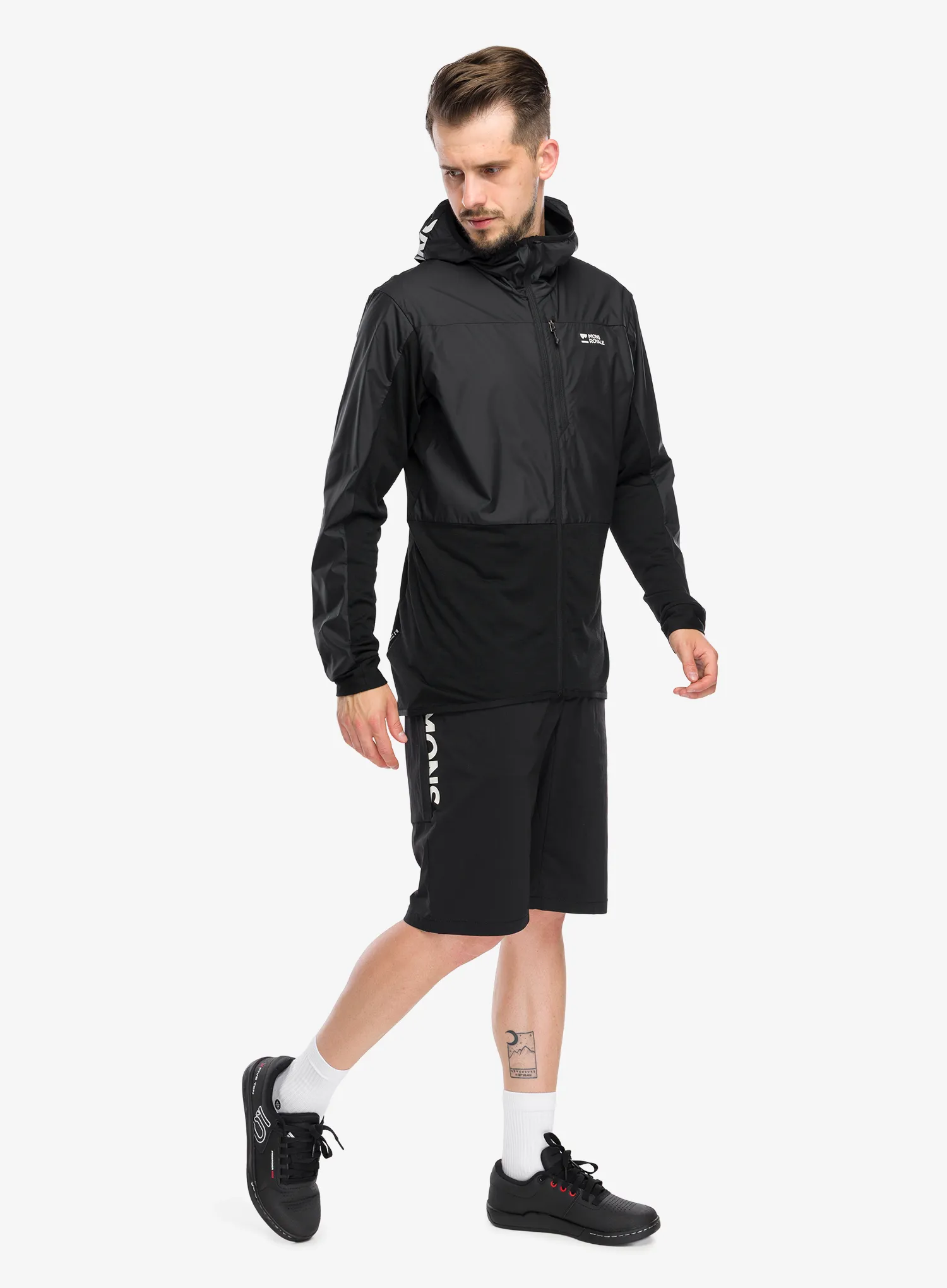 Dviratininko striukė Mons Royale Diversion Merino Wind Jacket - black