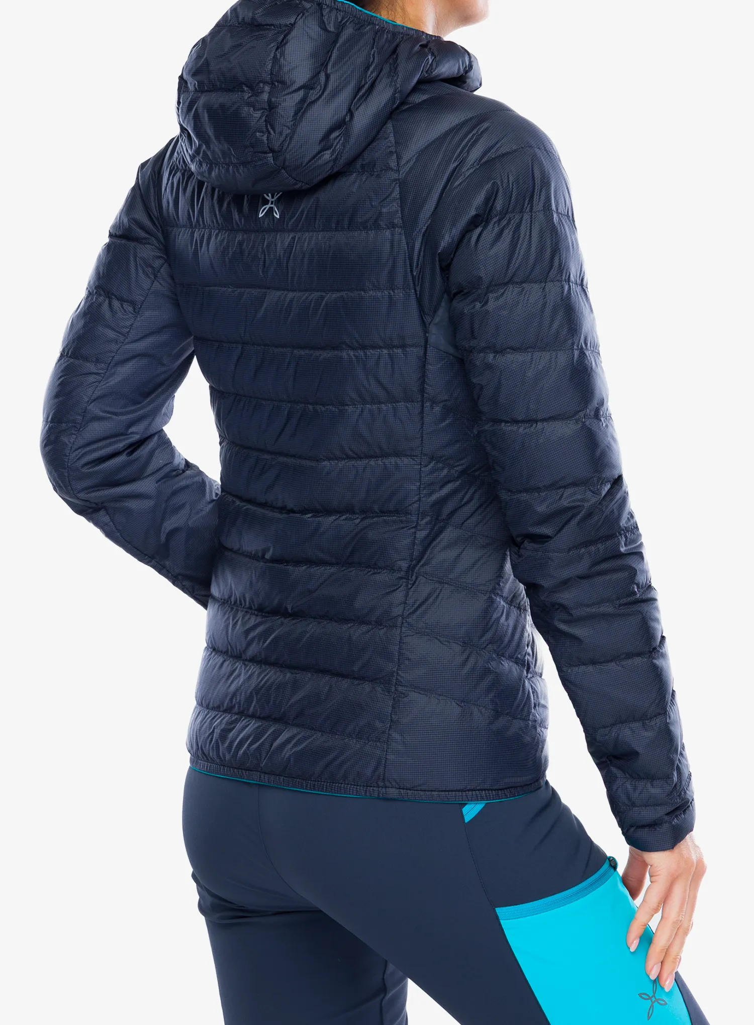 Pūkinė striukė moterims Montura Pure Duvet - graphite blue/turquoise