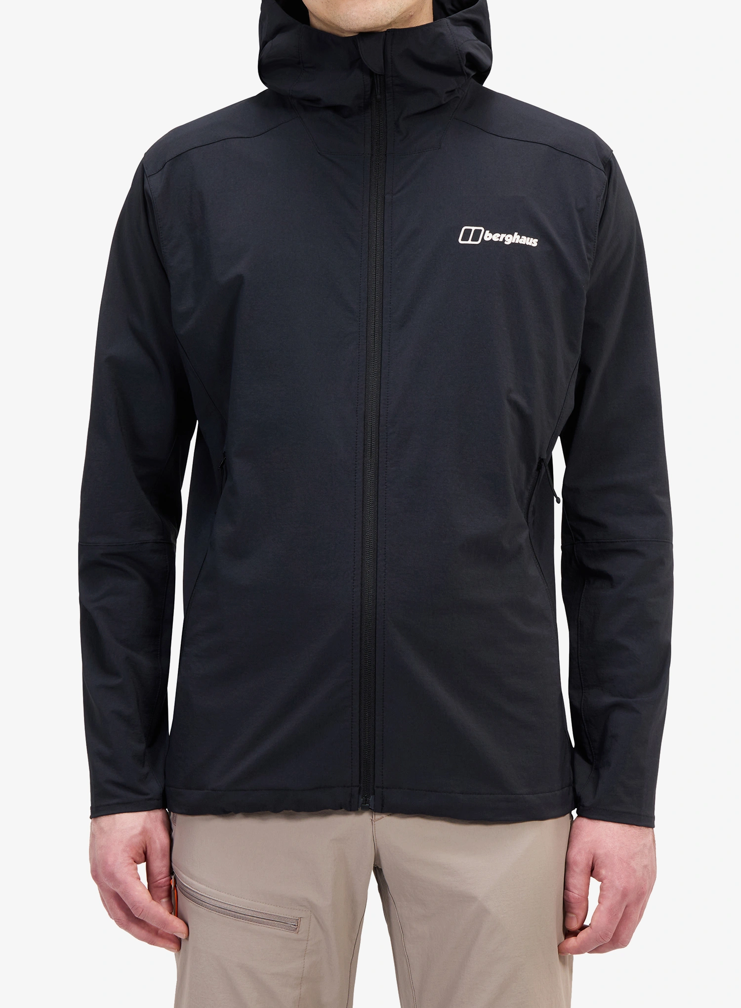 Softshell striukė Berghaus Ridge Roamer Lite Jkt - jet black