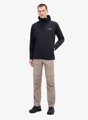 Softshell striukė Berghaus Ridge Roamer Lite Jkt - jet black