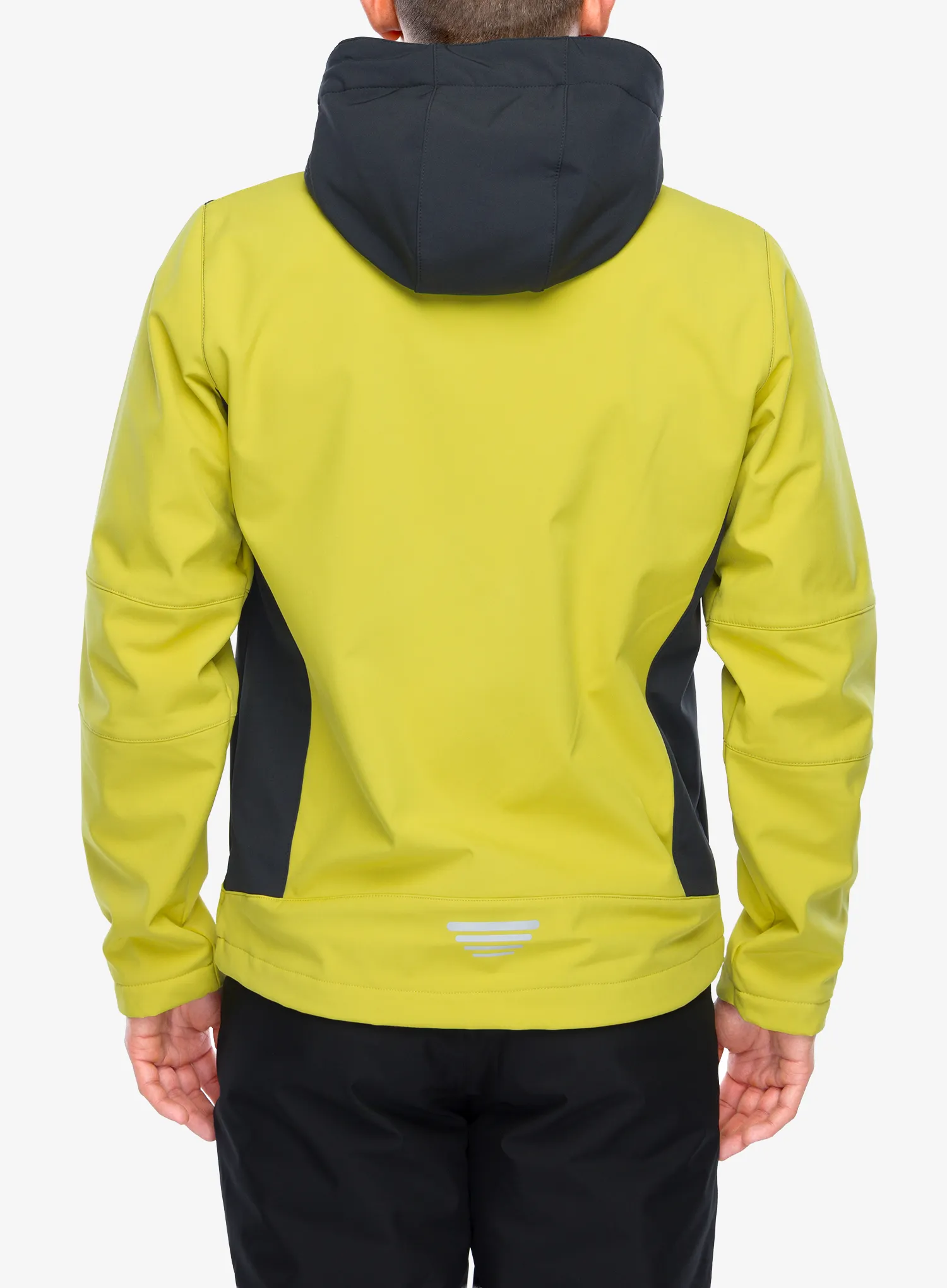 Softshell striukė CMP Vivo Jacket Zip Hood - gold green/antracite