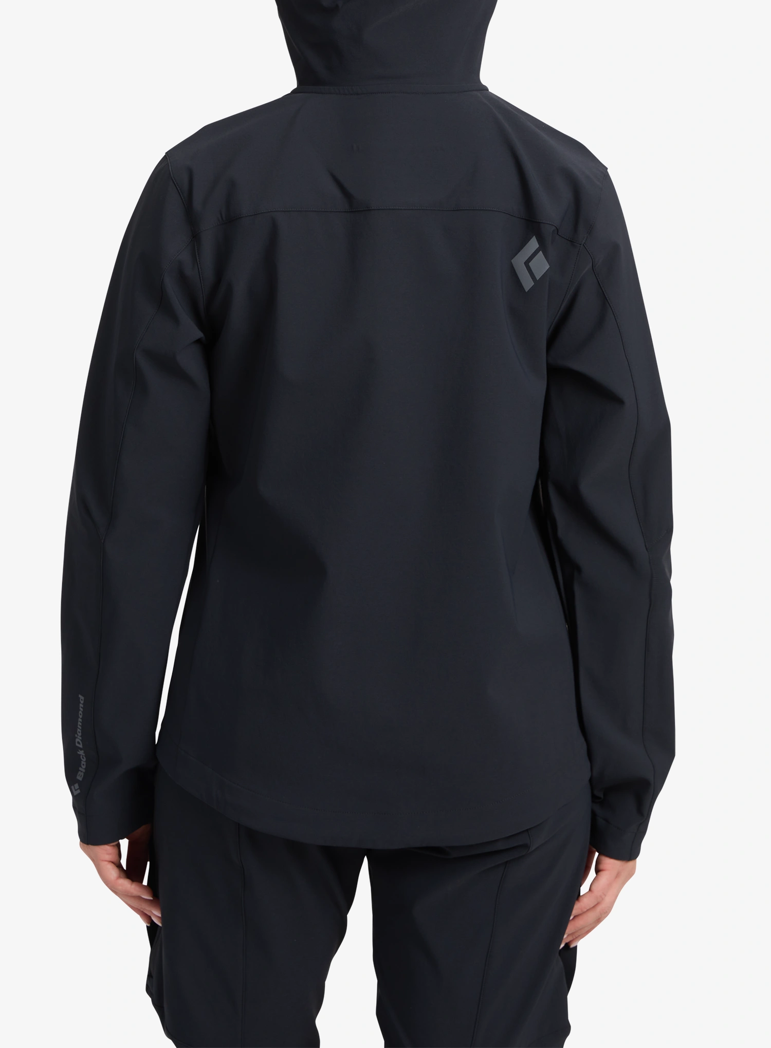 Moteriška softshell striukė Black Diamond Dawn Patrol Softshell - black/black