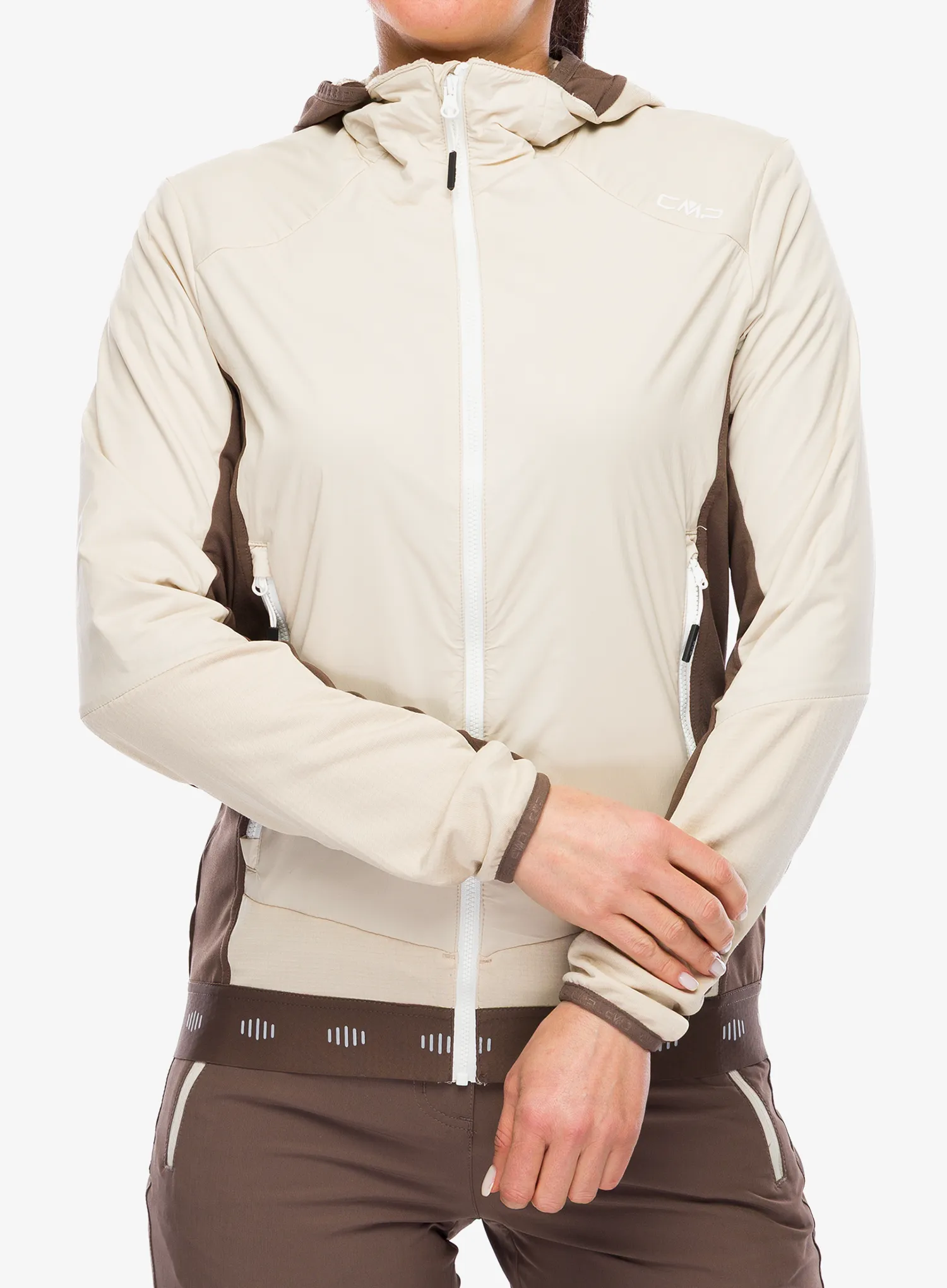 Moteriška softshell striukė CMP Solira Jacket Hybrid - cream