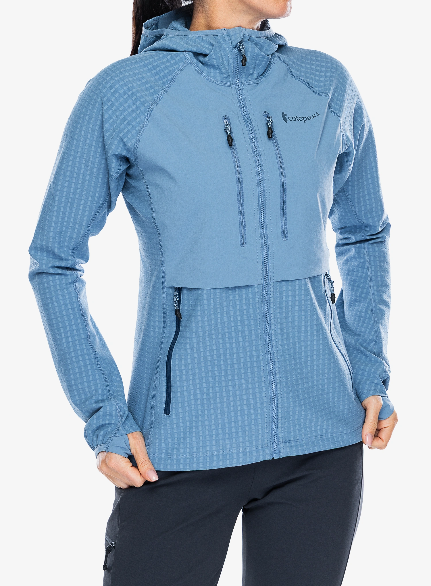 Moteriška softshell striukė Cotopaxi Yermo Hooded Jacket - fjord