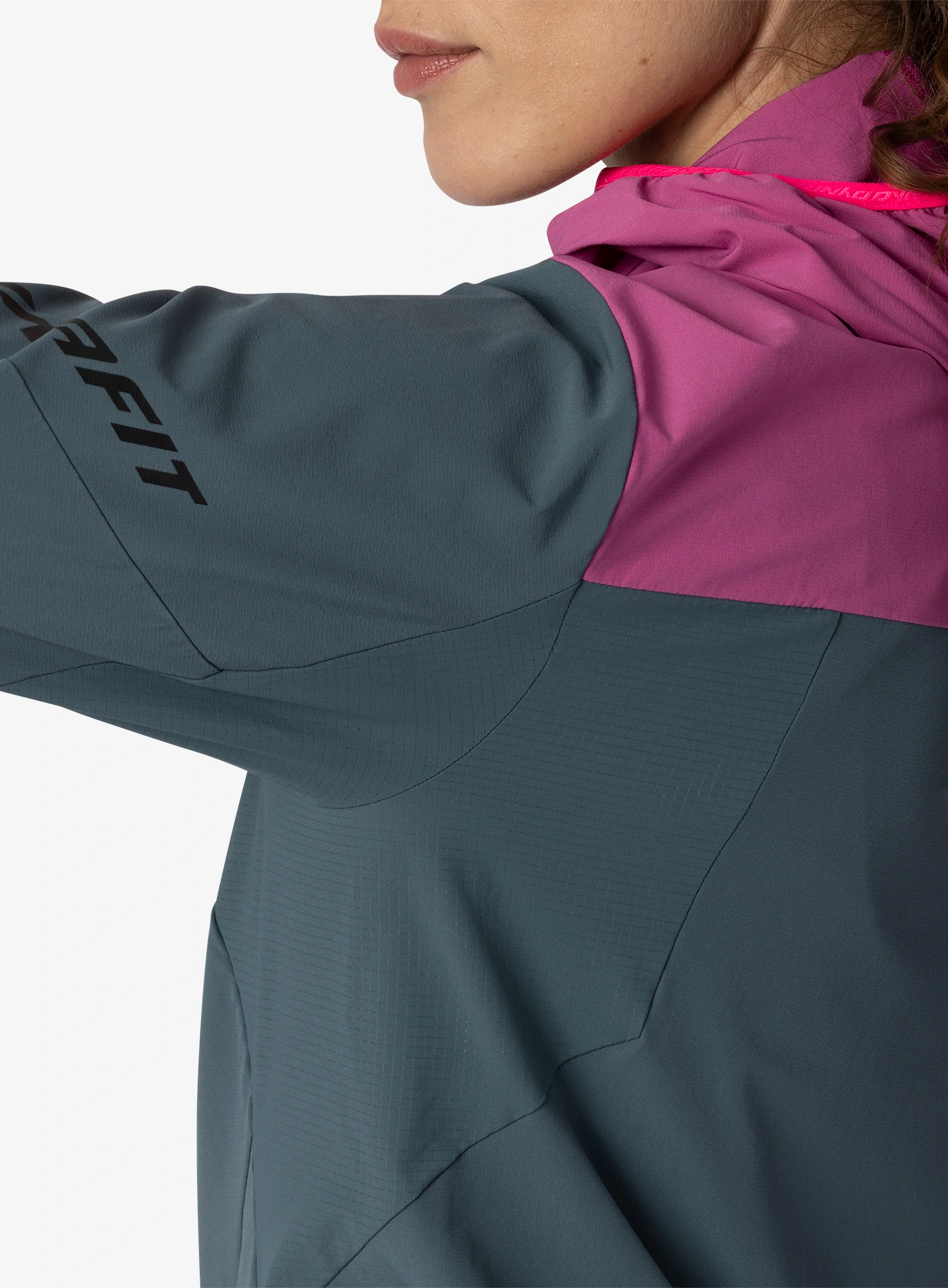 Moteriška softshell striukė Dynafit Traverse DST Jacket - magenta