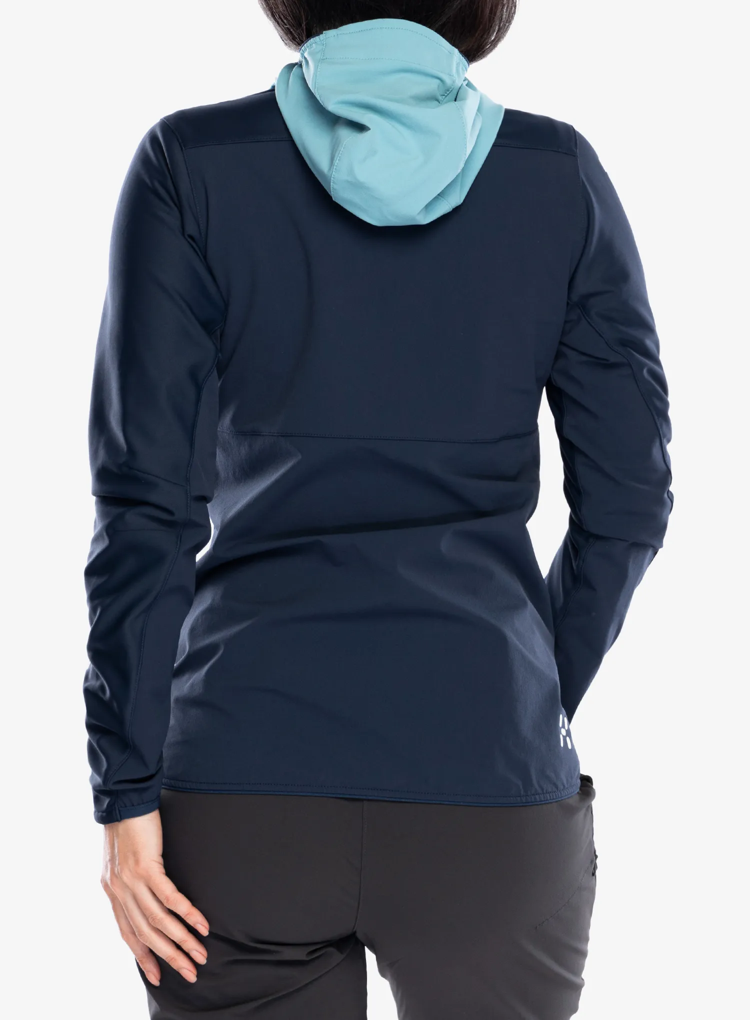 Moteriška softshell striukė Haglofs L.I.M Hybrid Softshell Jacket - tarn blue/frost blue
