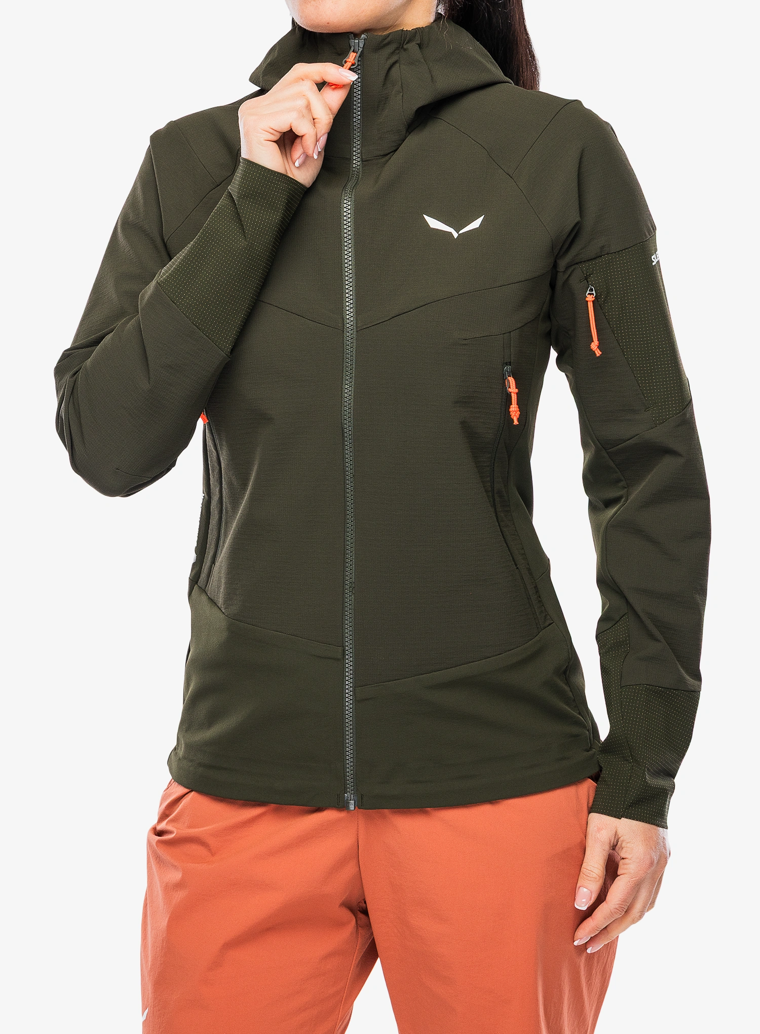Moteriška softshell striukė Salewa Agner Dst Jacket - dark olive