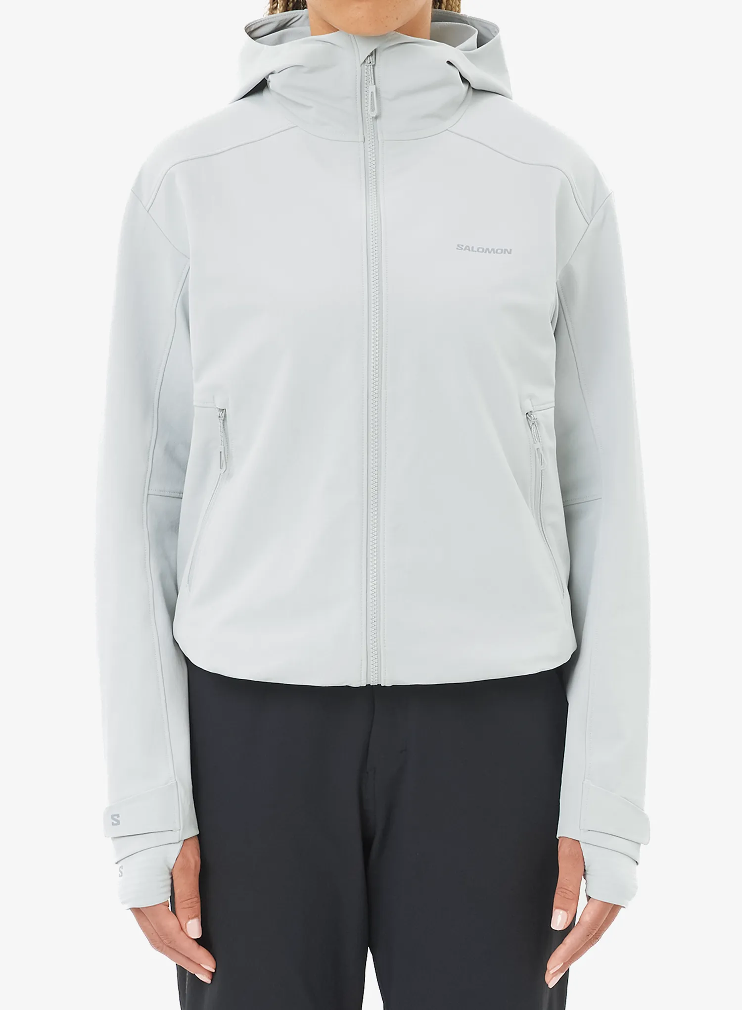 Moteriška softshell striukė Salomon Outpeak Softshell - pearl blue