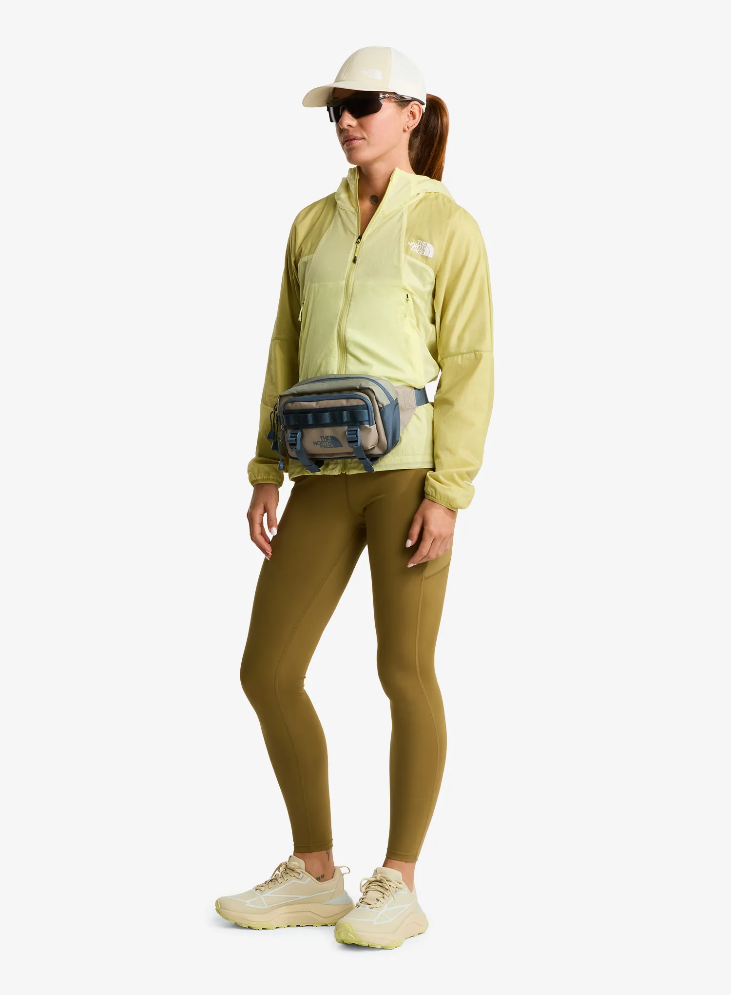 Moteriška softshell striukė The North Face Ridgelite FutureFleece Wind Jacket - lemon mist/pear