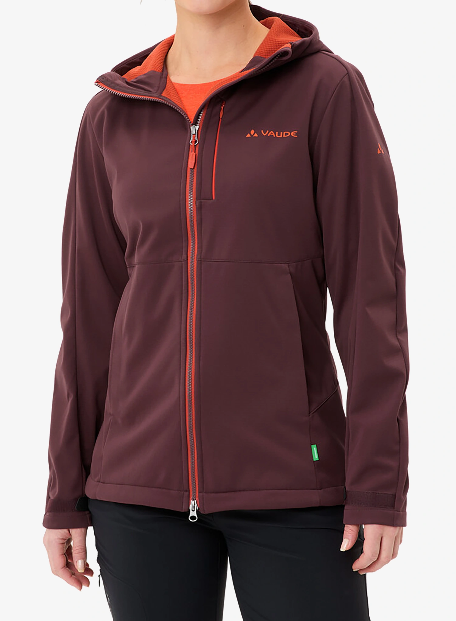 Moteriška softshell striukė Vaude All Year Elope Softshell Jacket II - dark oak
