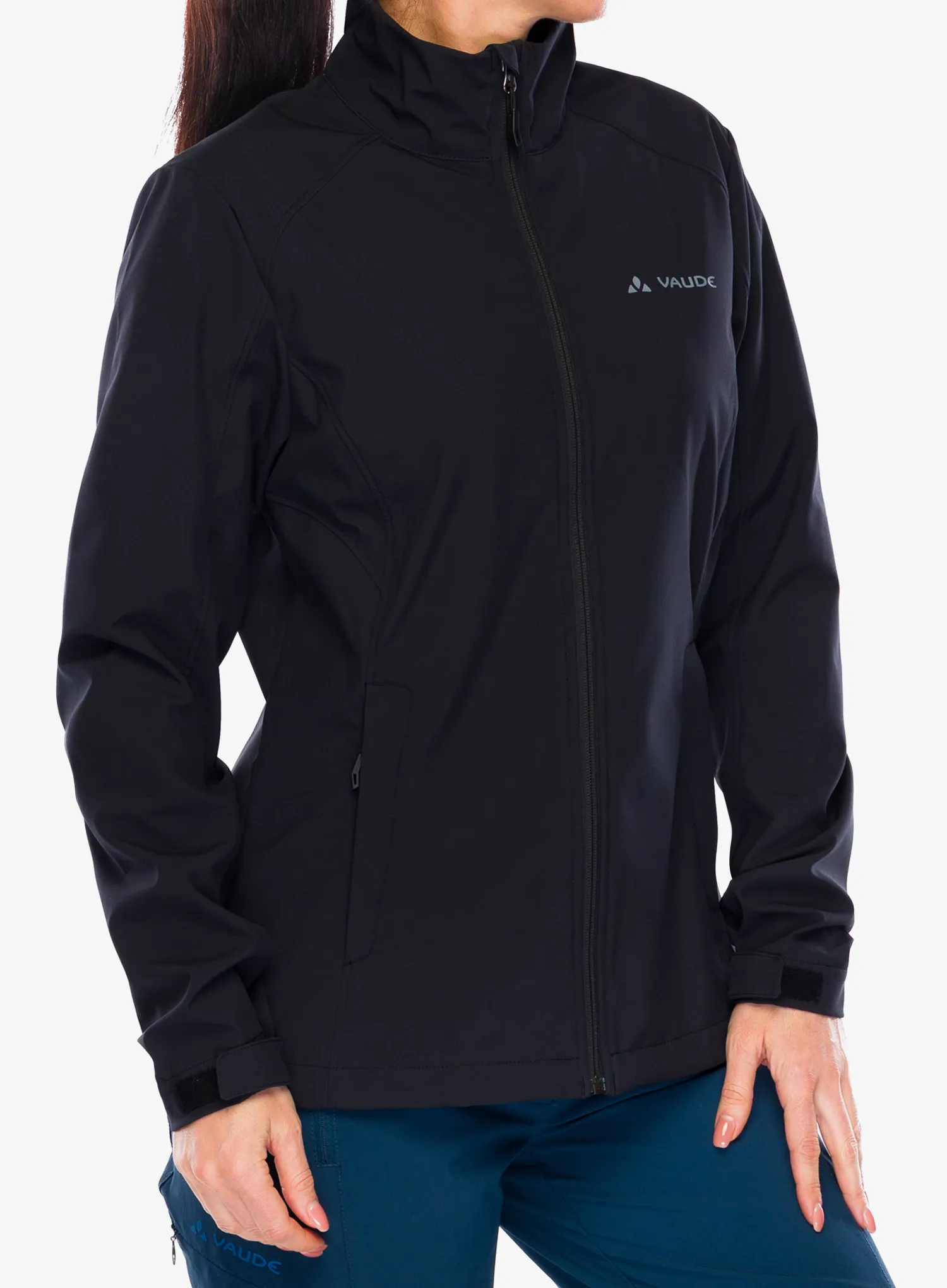 Moteriška softshell striukė Vaude Hurricane Jacket IV - black/black