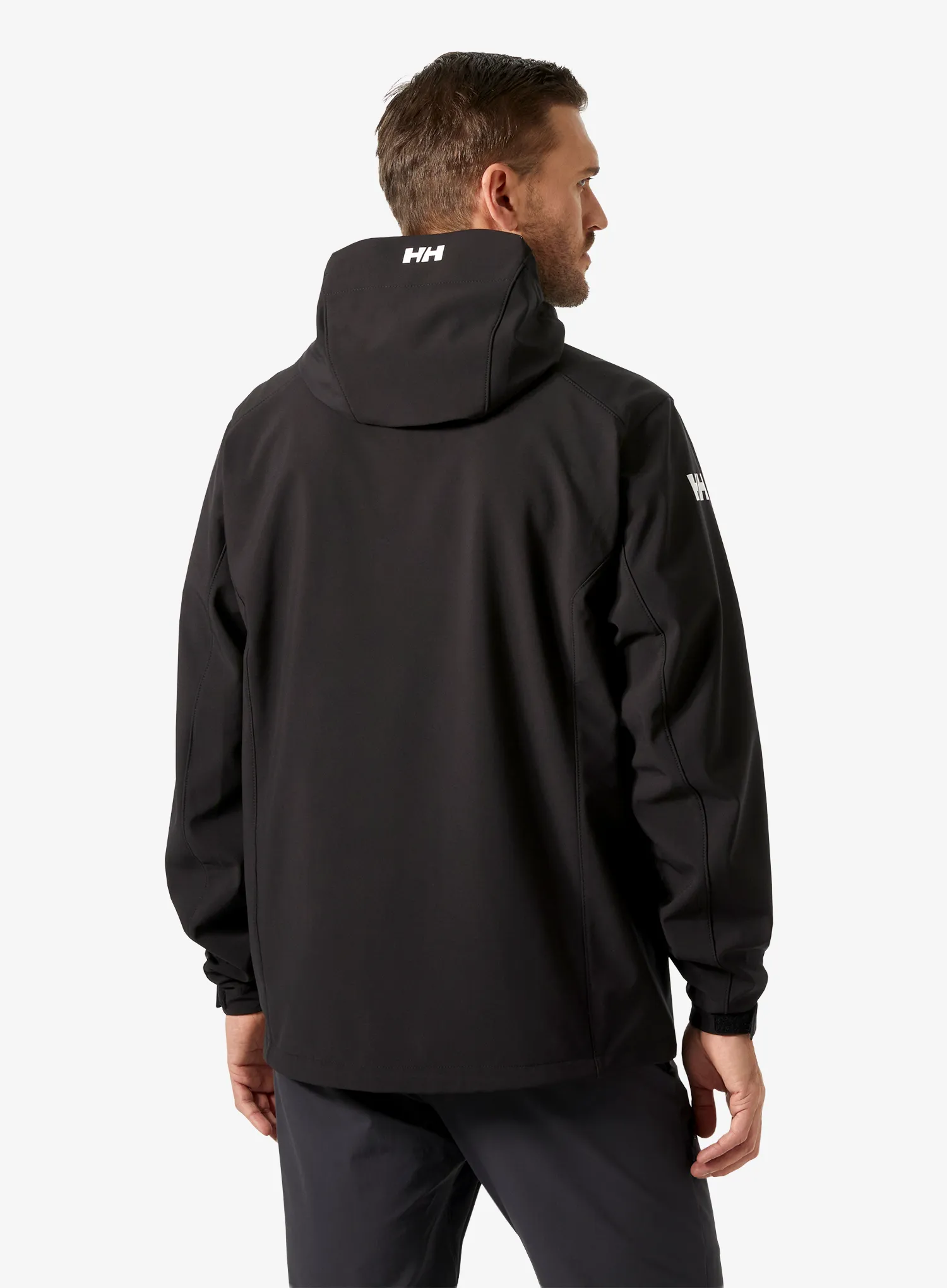 Softshell striukė Helly Hansen Paramount Hooded Softshell Jkt - black