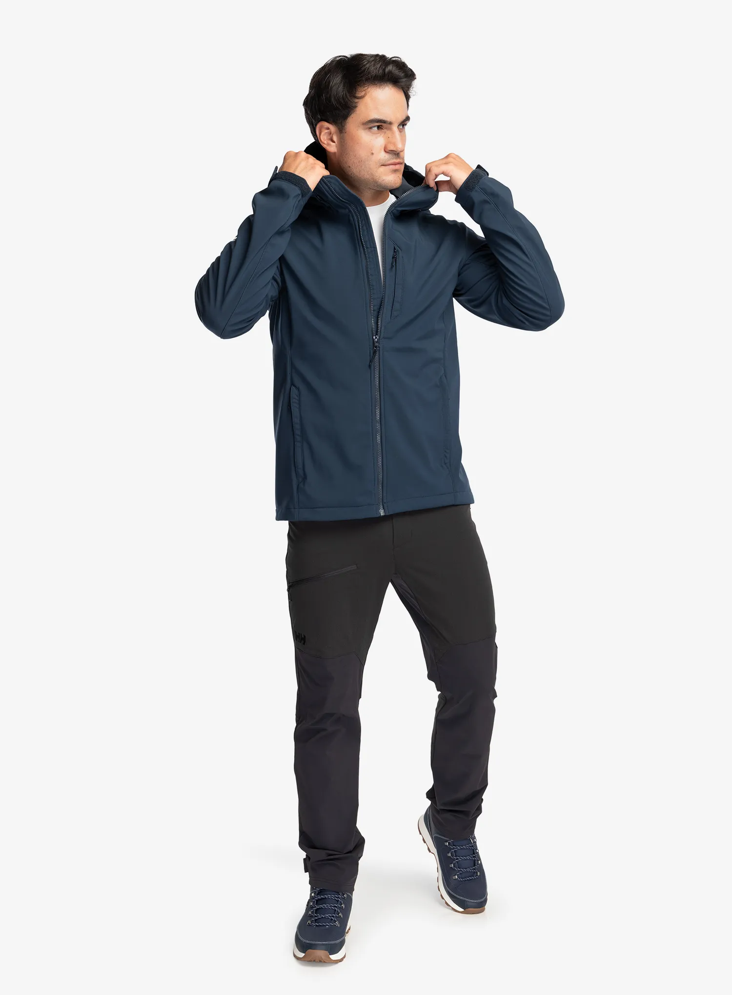Softshell striukė Helly Hansen Paramount Hooded Softshell Jkt - navy
