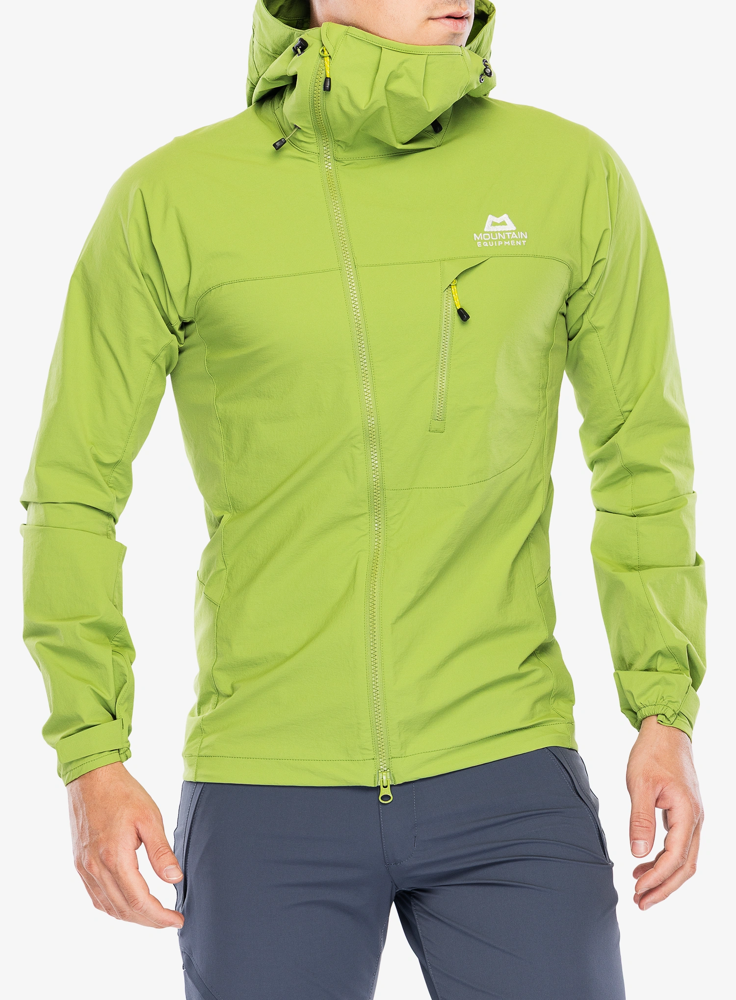 Softshell striukė Mountain Equipment Squall Hooded Jacket - cactus