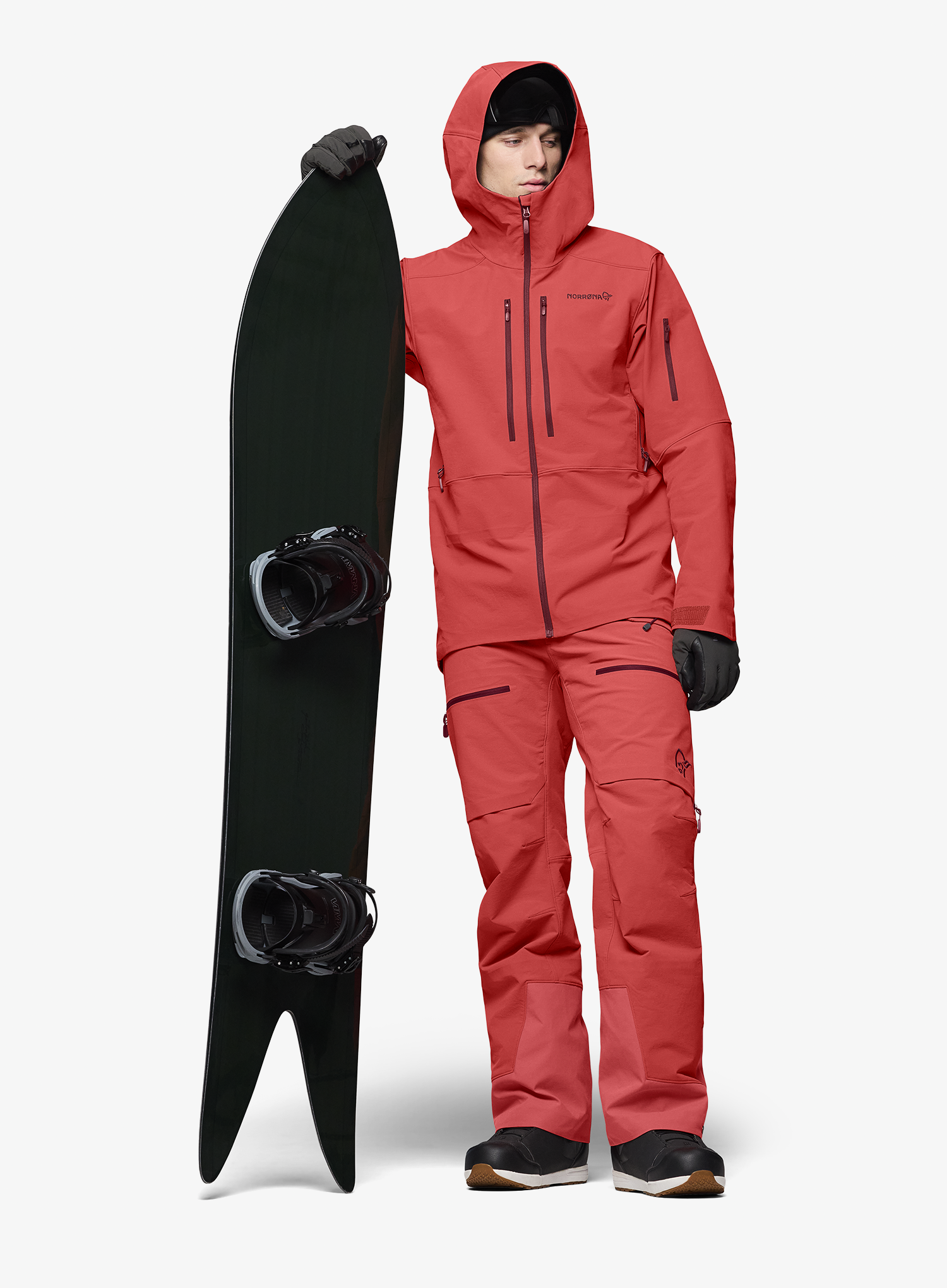 Softshell striukė Norrona Lofoten Flex1 Jacket - baked apple