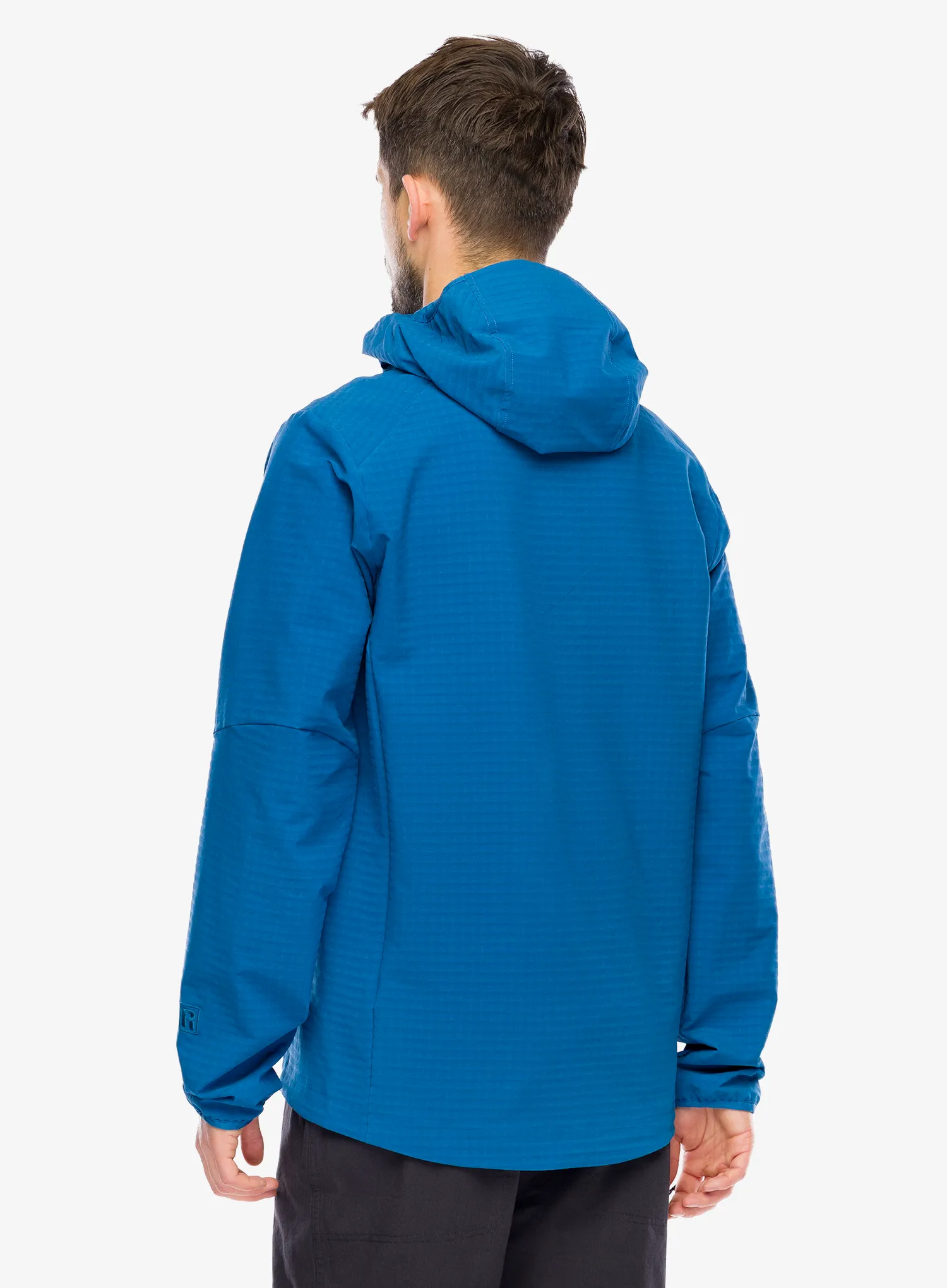 Softshell striukė Patagonia R1 TechFace Hoody - aquatic blue