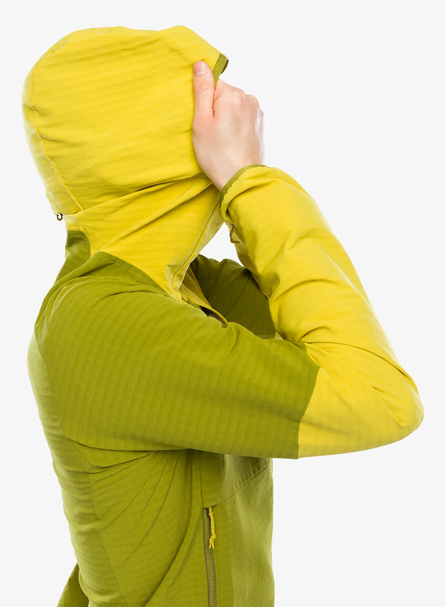 Softshell striukė Patagonia R1 TechFace Hoody - graze green