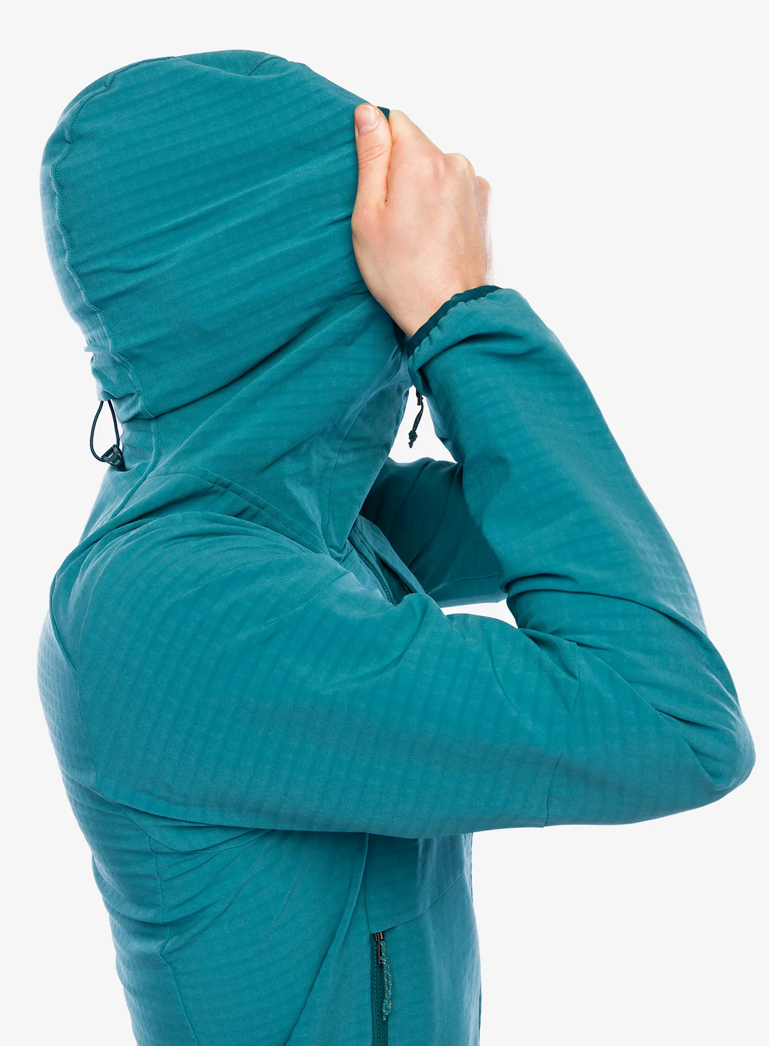 Softshell striukė Patagonia R1 TechFace Hoody - wetland blue