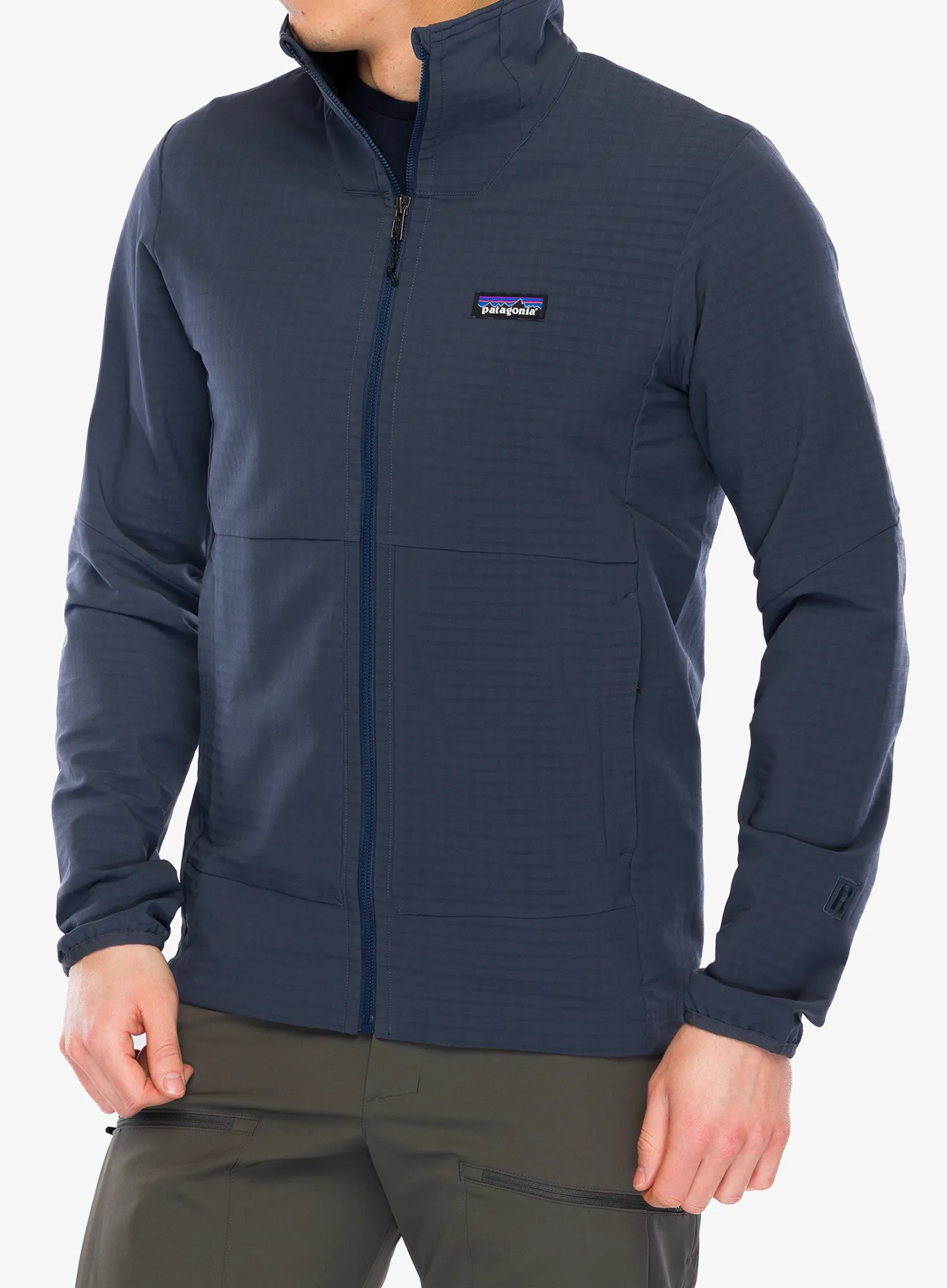 Softshell striukė Patagonia R1 TechFace Jacket - smolder blue