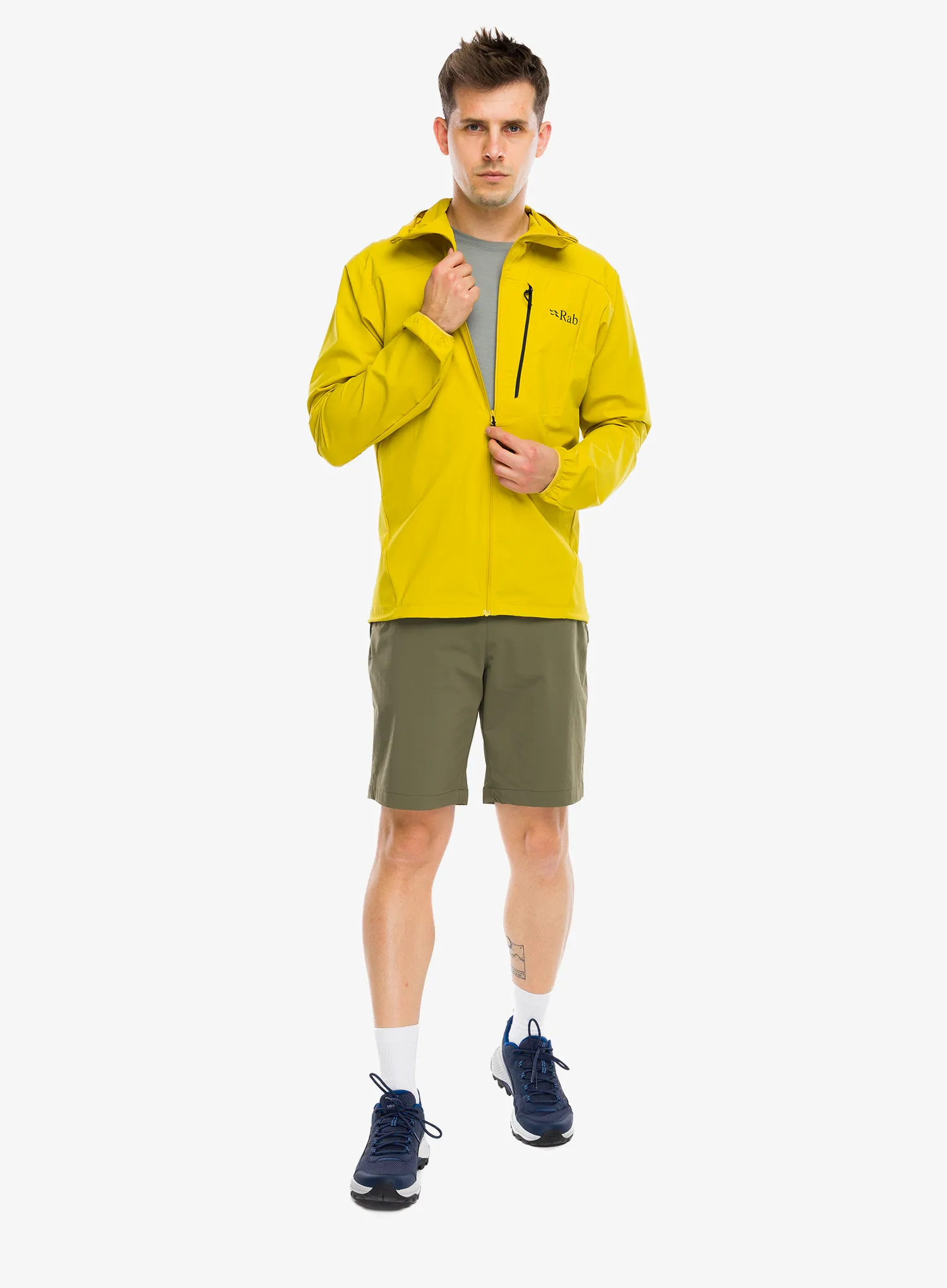 Softshell striukė Rab Borealis Alpine Hoody - dark pollen