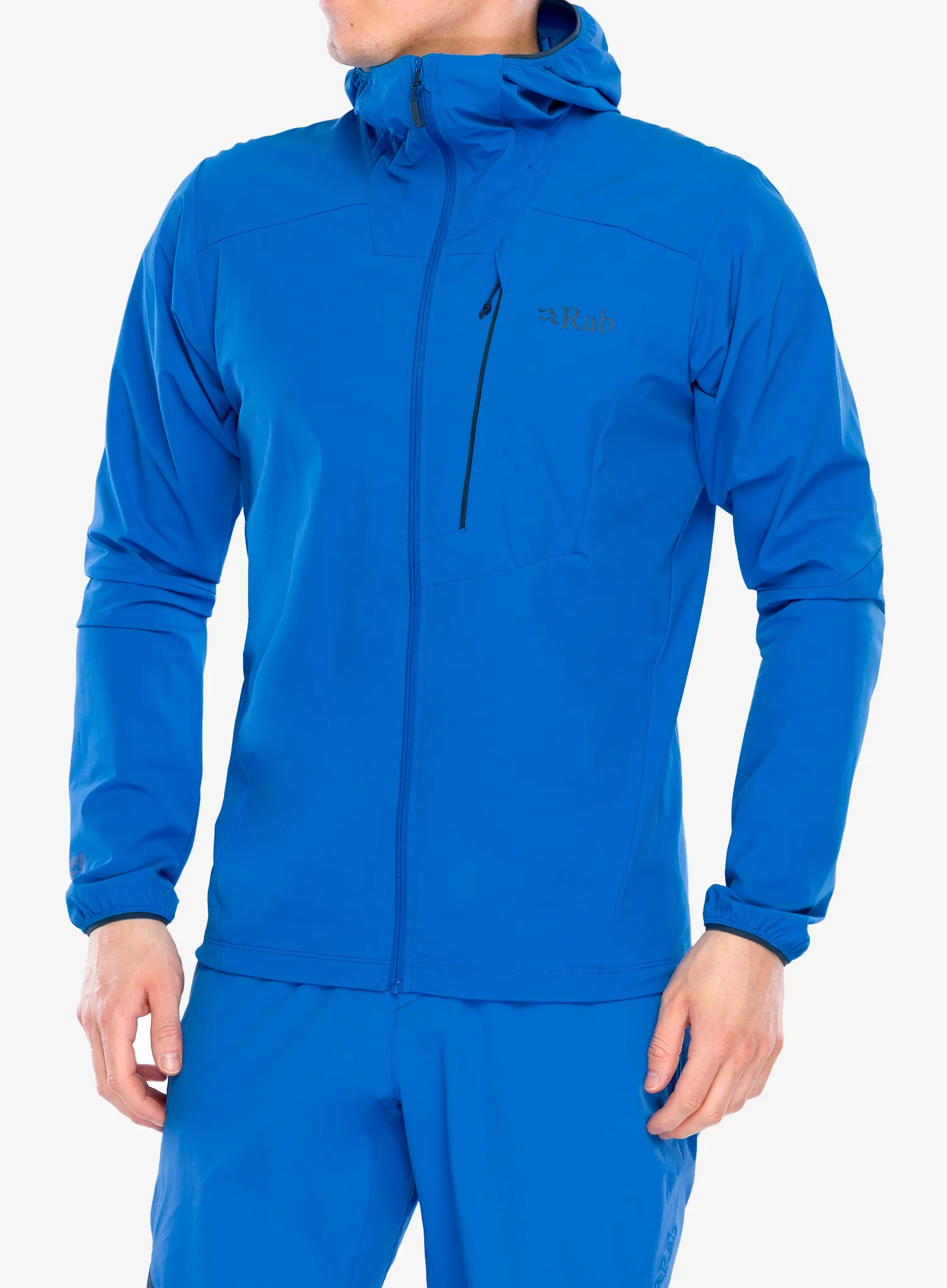 Softshell striukė Rab Borealis Alpine Hoody - maya blue
