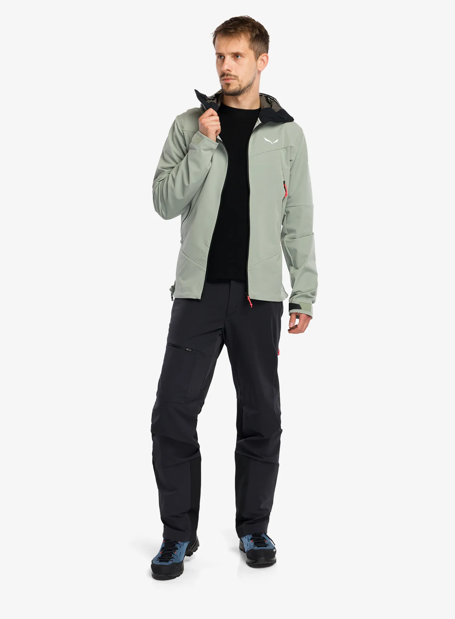 Softshell striukė Salewa Sella DST Jacket - shadow